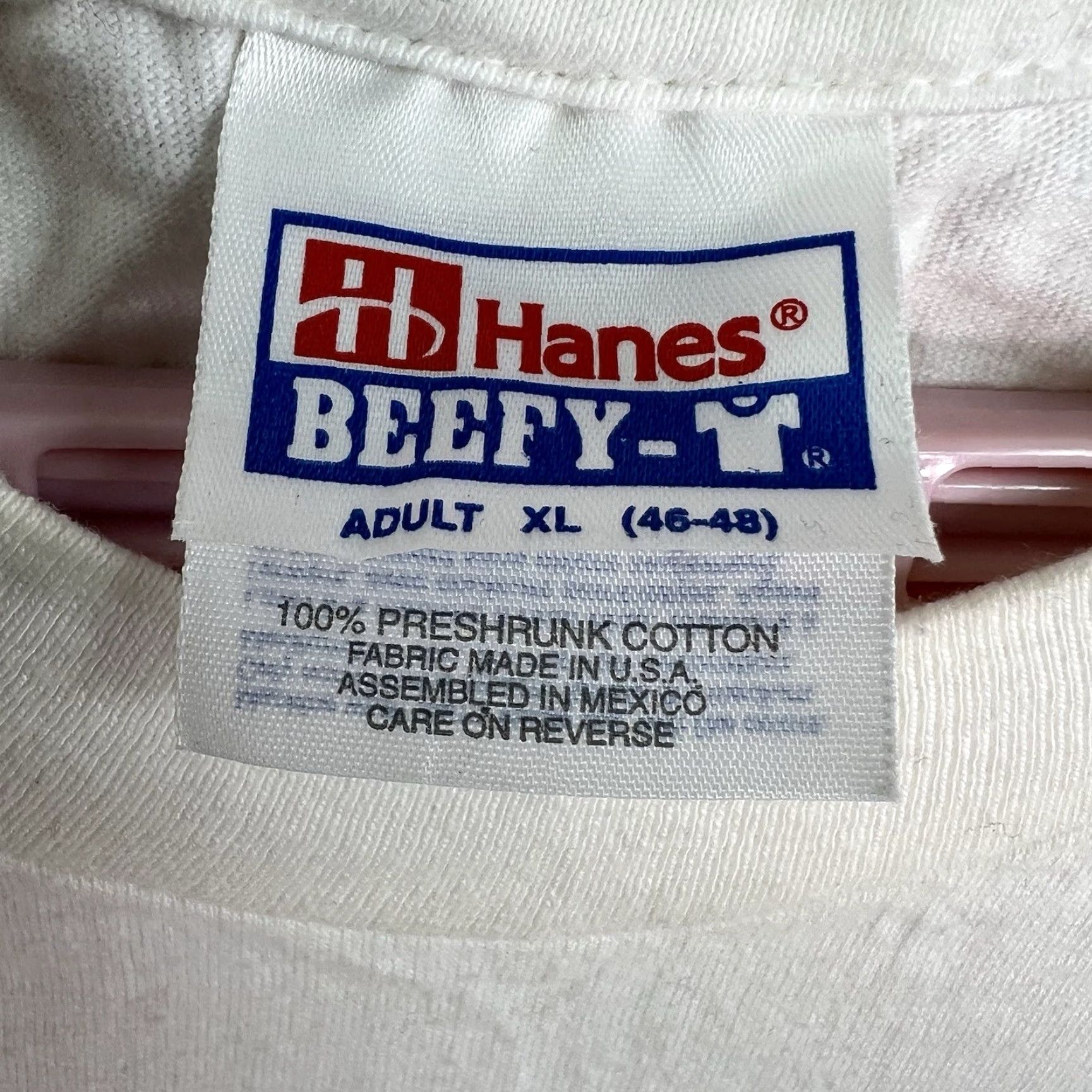 Vintage VINTAGE 1998 Police Hawley Fishing Tournament T-Shirt Mens XL White Graphic Print Crew Neck Short Sleeve Limited Edition Size US XL / EU 56 / 4 - 6 Thumbnail