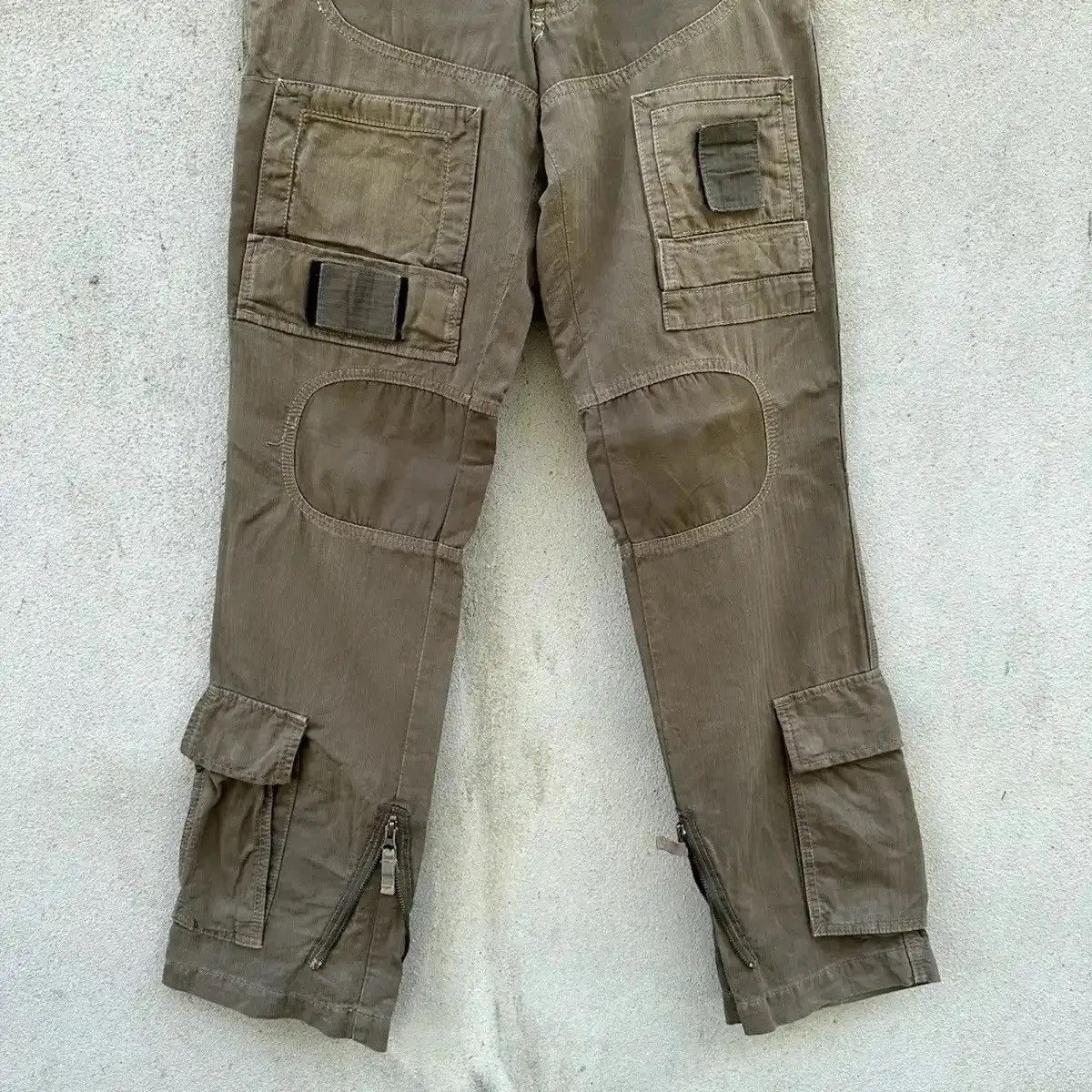 Aeronautica Militare 💥 STEALS 💥 AERONAUTICA MILITARE TROUSERS MULTIPOCKET CARGO Size US 32 / EU 48 - 6 Thumbnail