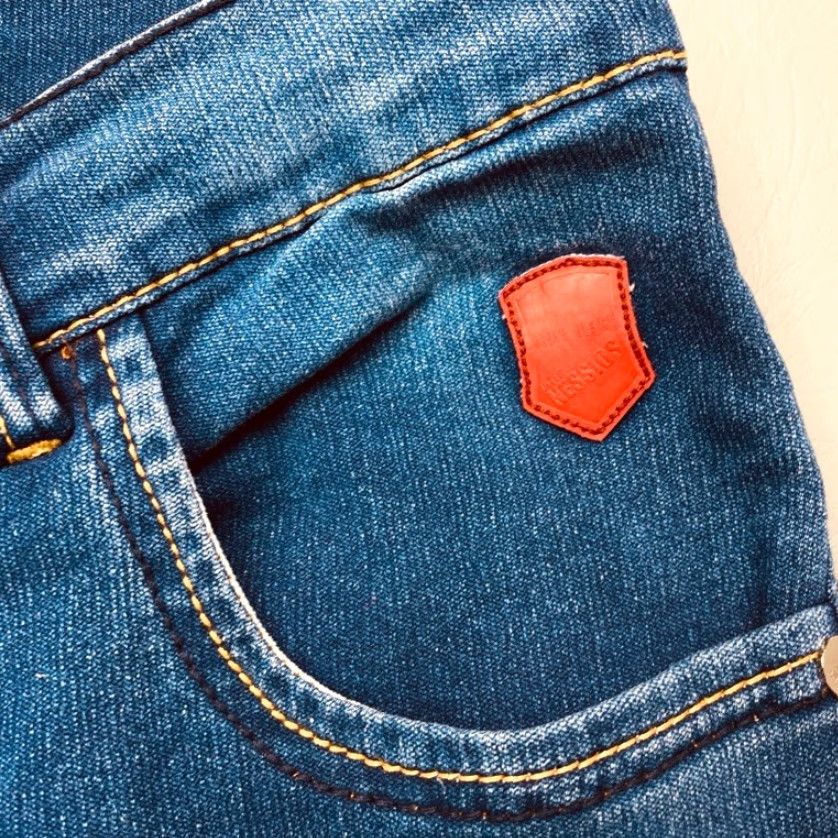 Vintage NWT Inter Nessios Jeans Mens 38x32 Blue Denim Stretch Straight Leg 8127 Size US 38 / EU 54 - 6 Thumbnail