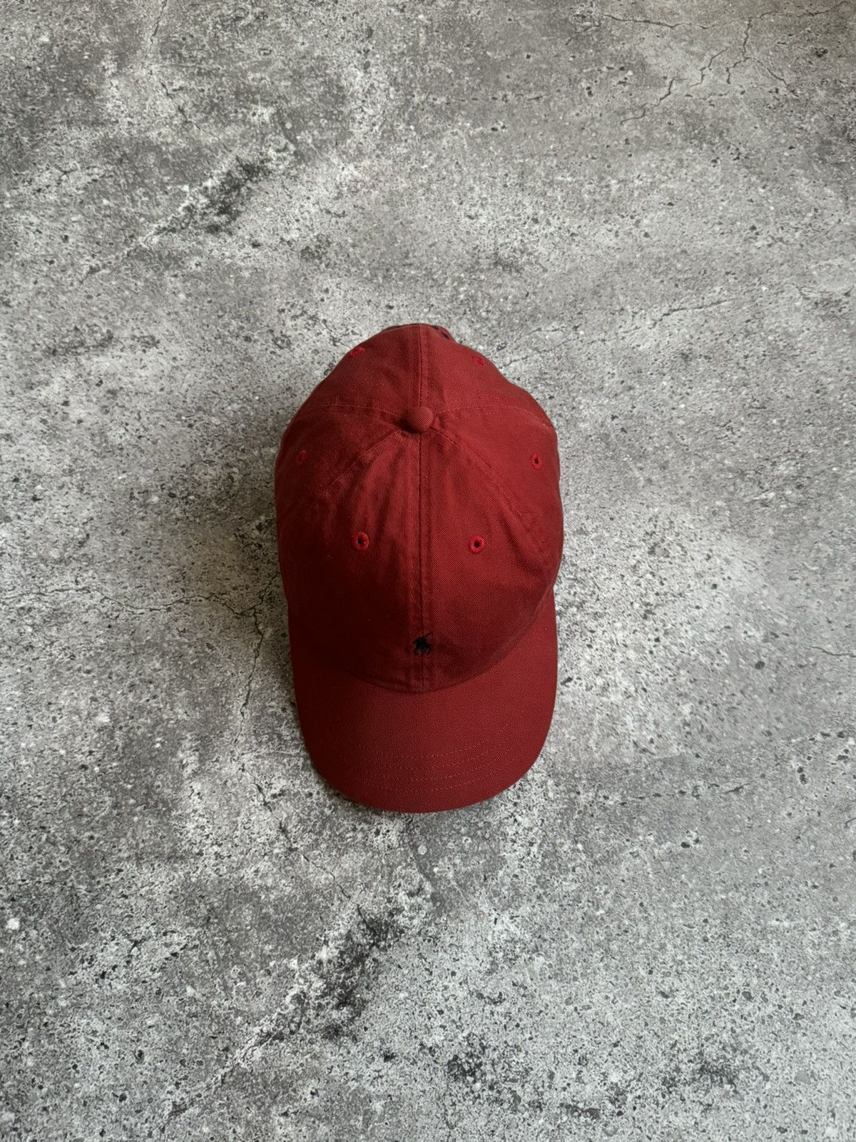 Polo Ralph Lauren × Vintage Vintage Polo Ralph Lauren Y2K red faded cap Size ONE SIZE - 4 Thumbnail