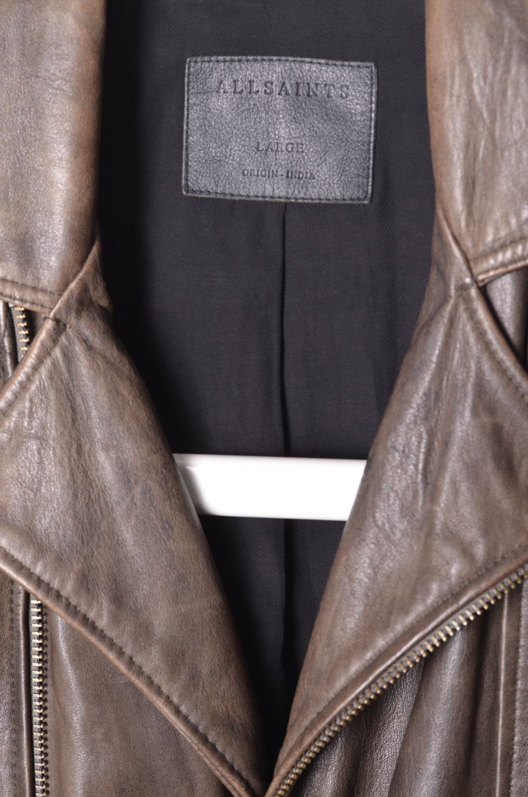 Allsaints Allsaints Conroy Leather jacket sz L Size US L / EU 52-54 / 3 - 3 Thumbnail