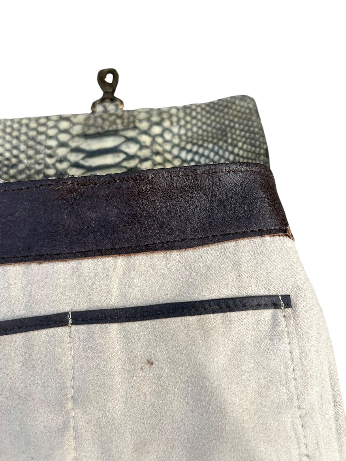 Leather Vintage Vin Donn Japan Python Snake Skin Leather Bag Sling Size ONE SIZE - 22 Thumbnail