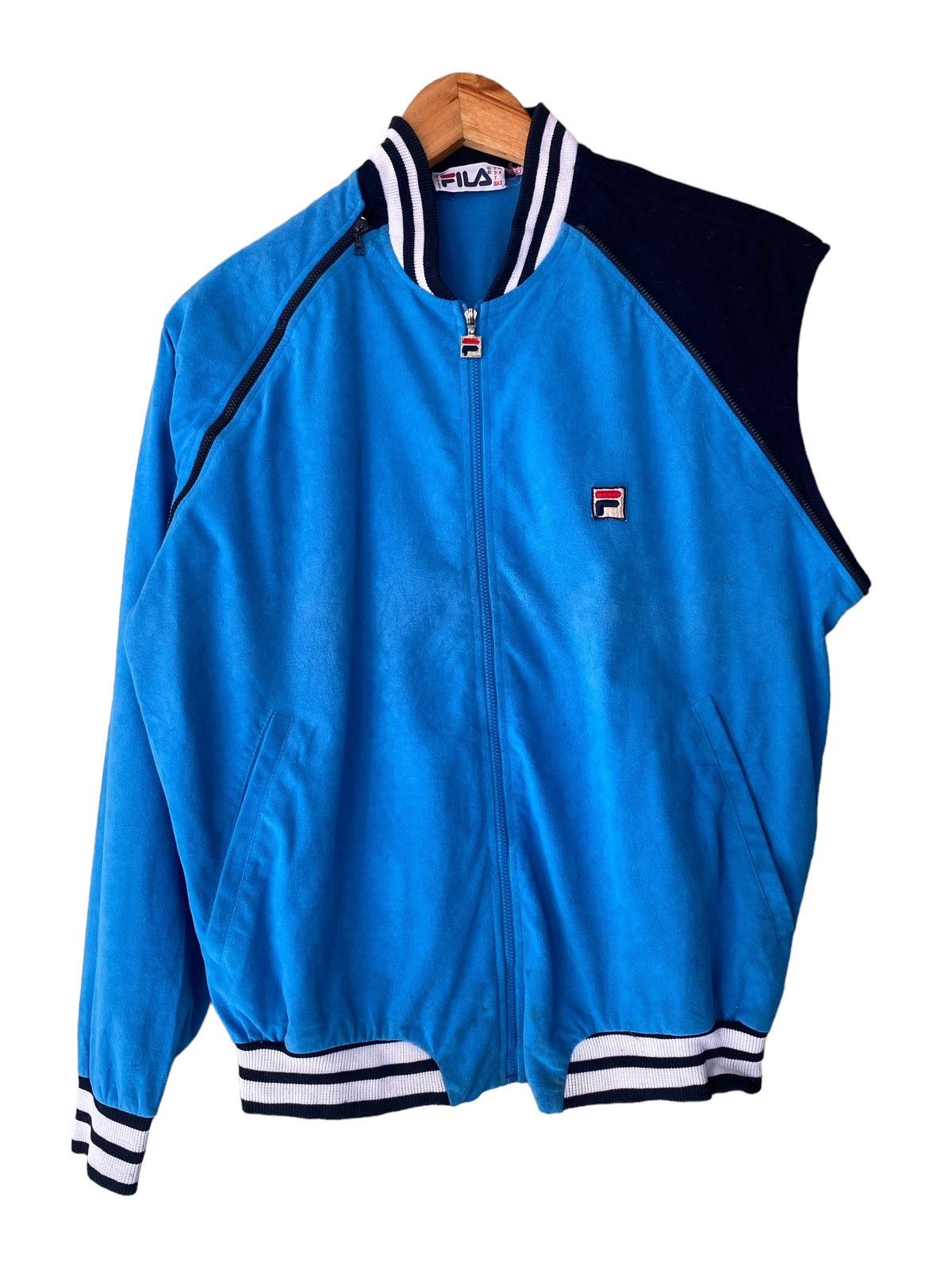 Fila × Vintage Vintage 80s FILA Removable Sleeve Size US M / EU 48-50 / 2 - 13 Thumbnail