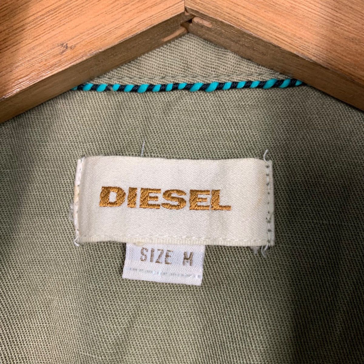 Diesel DIESEL Snap Button Green Vest #1671-C74 Size US M / EU 48-50 / 2 - 12 Thumbnail