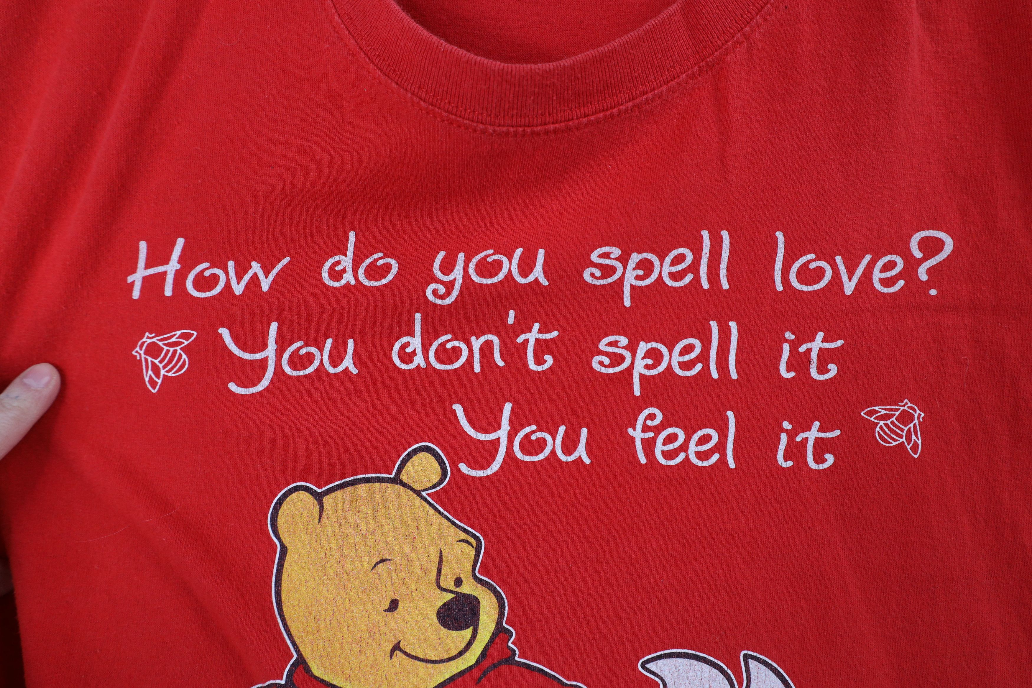 Vintage Vintage 90s Winnie the Pooh Ohio State University T-Shirt Size XL / US 12-14 / IT 48-50 - 4 Thumbnail