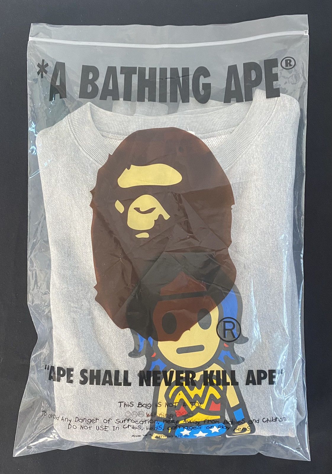 Bape × DC Comics A Bathing Ape (Bape) x DC Comics Wonder Woman Sweatshirt Size US M / EU 48-50 / 2 - 5 Thumbnail