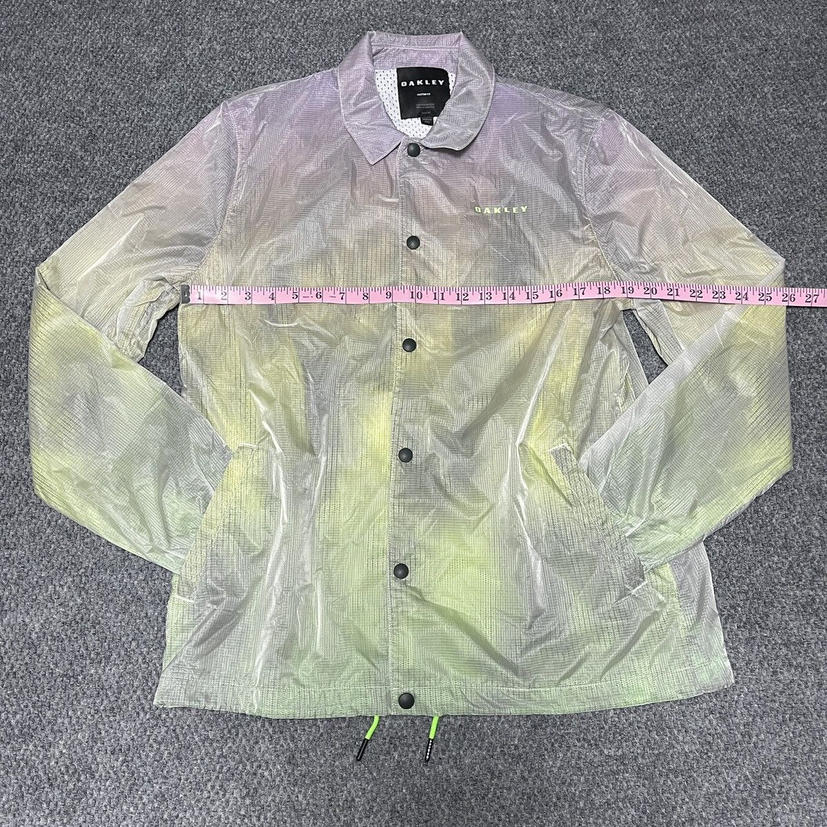 Oakley Oakley Y2K Translucent Gradient Techwear Jacket M gorpcore Size US M / EU 48-50 / 2 - 11 Thumbnail