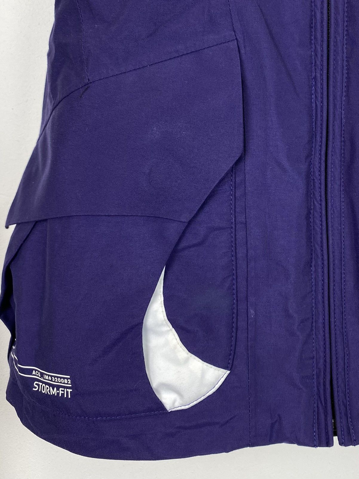 Vintage Nike ACG Storm Fit Outer Ski Externe Zip Jacket Purple Women Size XS / US 0-2 / IT 36-38 - 16 Thumbnail