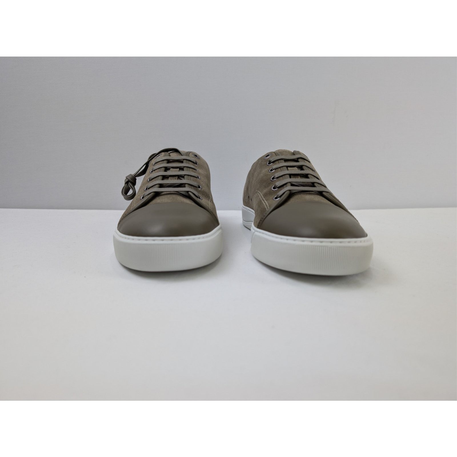 Lanvin o1rshd1 DBB1 Sneakers Shoe in Brown/White Size US 11 / EU 44 - 5 Thumbnail