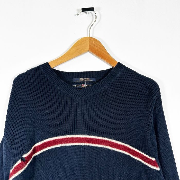 Streetwear Vintage 00s Tommy Hilfiger Knit Patterned Sweater