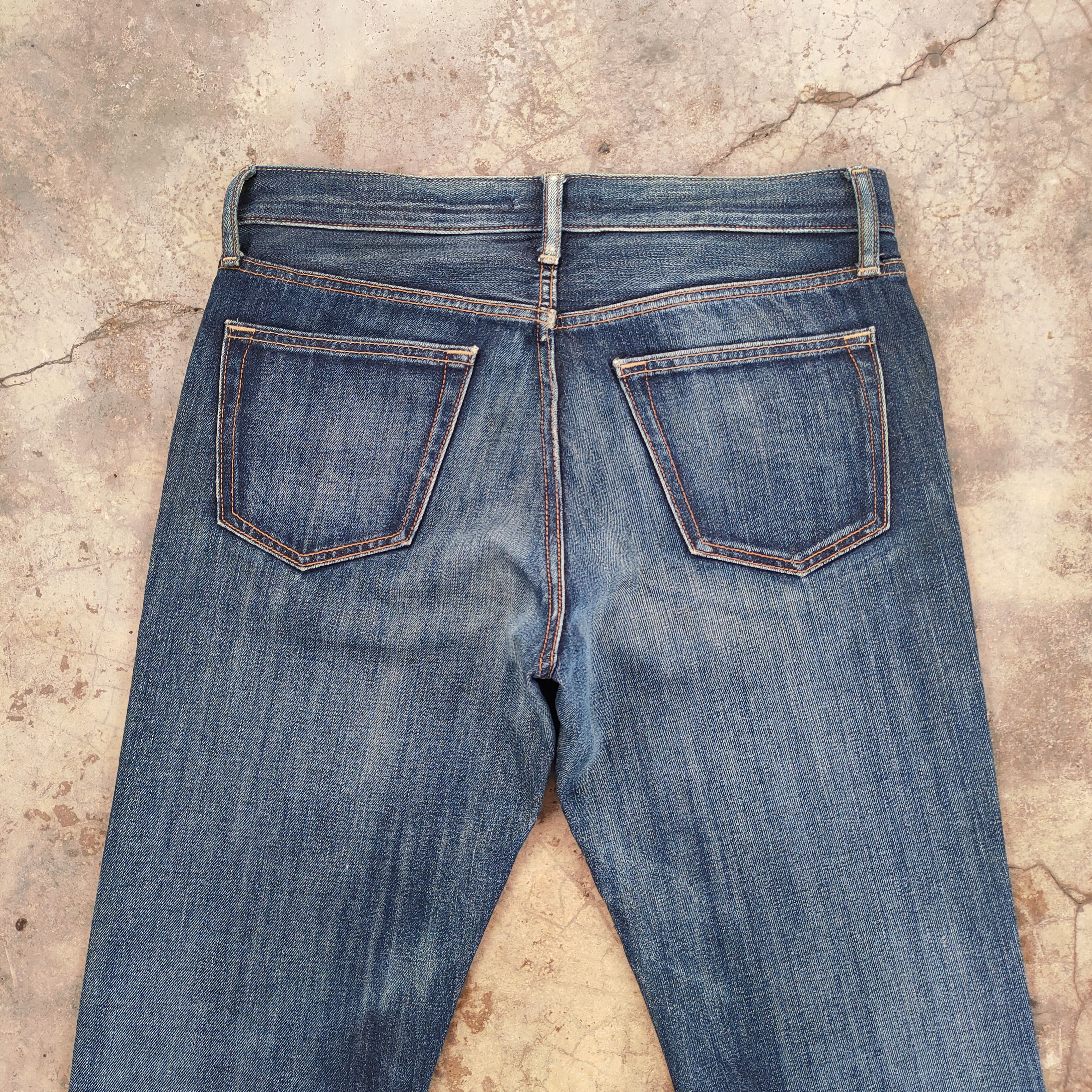 Japanese Brand VINTAGE JAPANESE SKINNY FADED JEAN DENIM PANTS Size US 32 / EU 48 - 10 Thumbnail