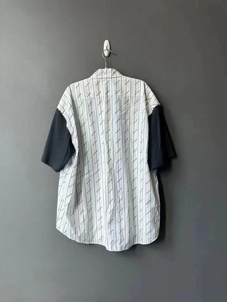 Balenciaga Balenciaga Two-Toned Short Sleeve Shirt-2506 Size US L / EU 52-54 / 3 - 2 Thumbnail