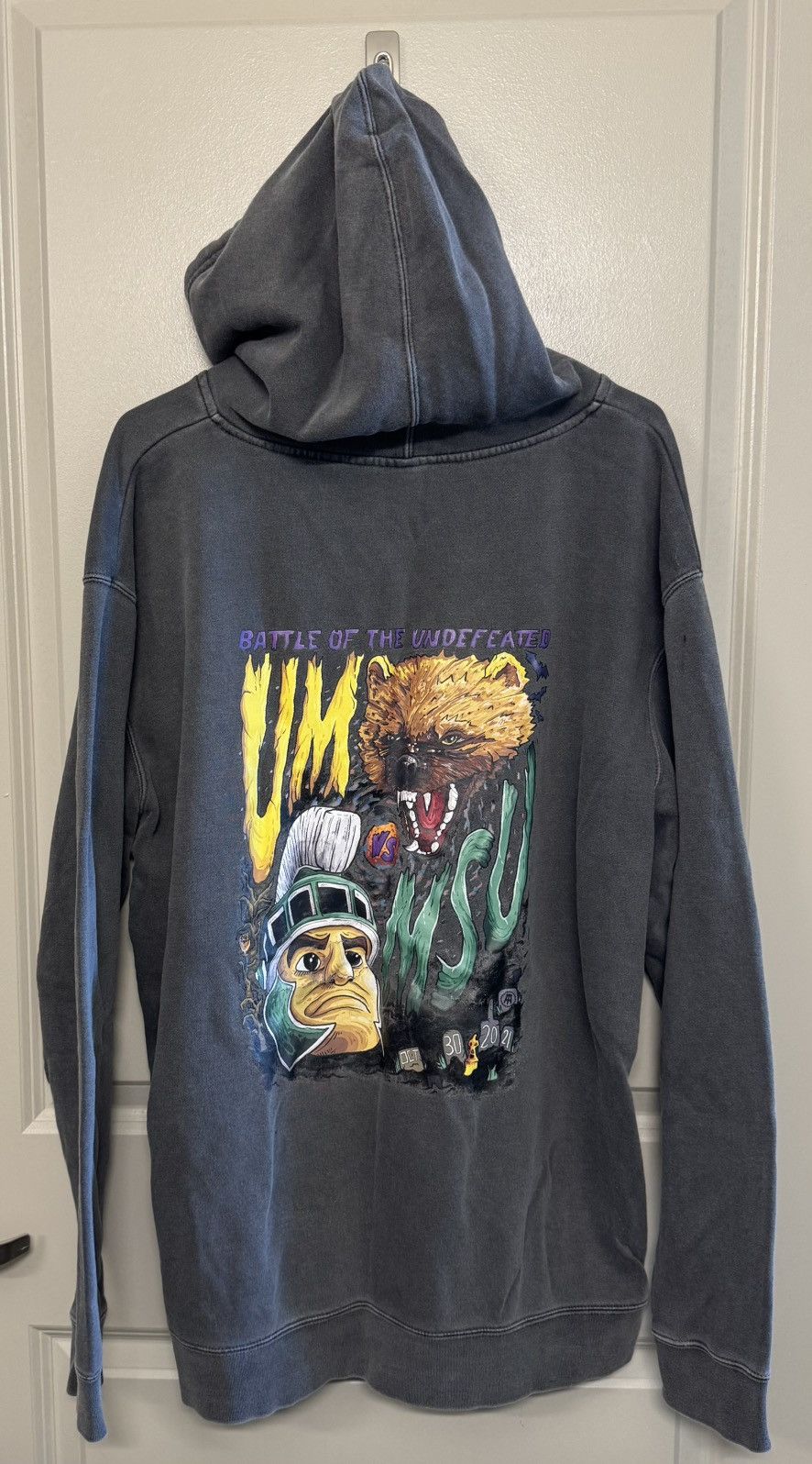 Independent Trading Co. Unisex Barstool Sports MSU/MU hoodie Size US XL / EU 56 / 4 - 3 Thumbnail
