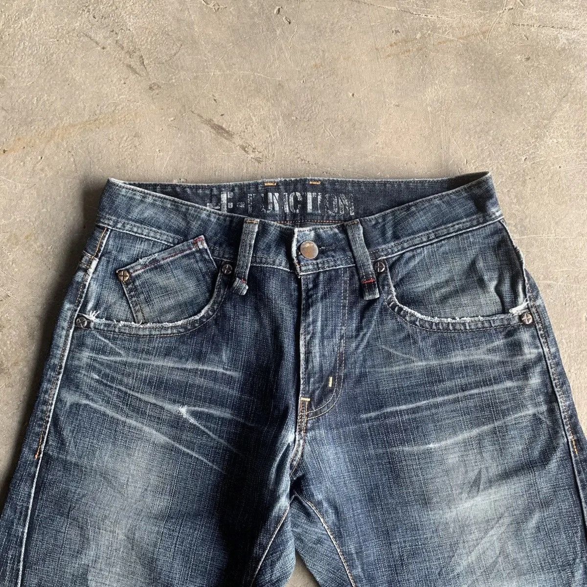 Edition Japan Edwin E-Function Jeans Curve Banana Leg Denim Pants Waist 32 Size US 32 / EU 48 - 2 Thumbnail