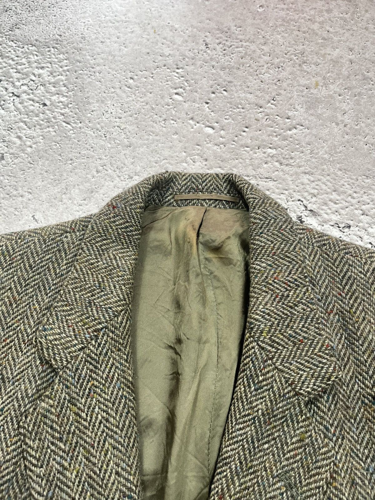 Magee × Vintage Vintage Magee Donegal Tweed Blazer Pure Wool Ireland Size 42R - 6 Thumbnail
