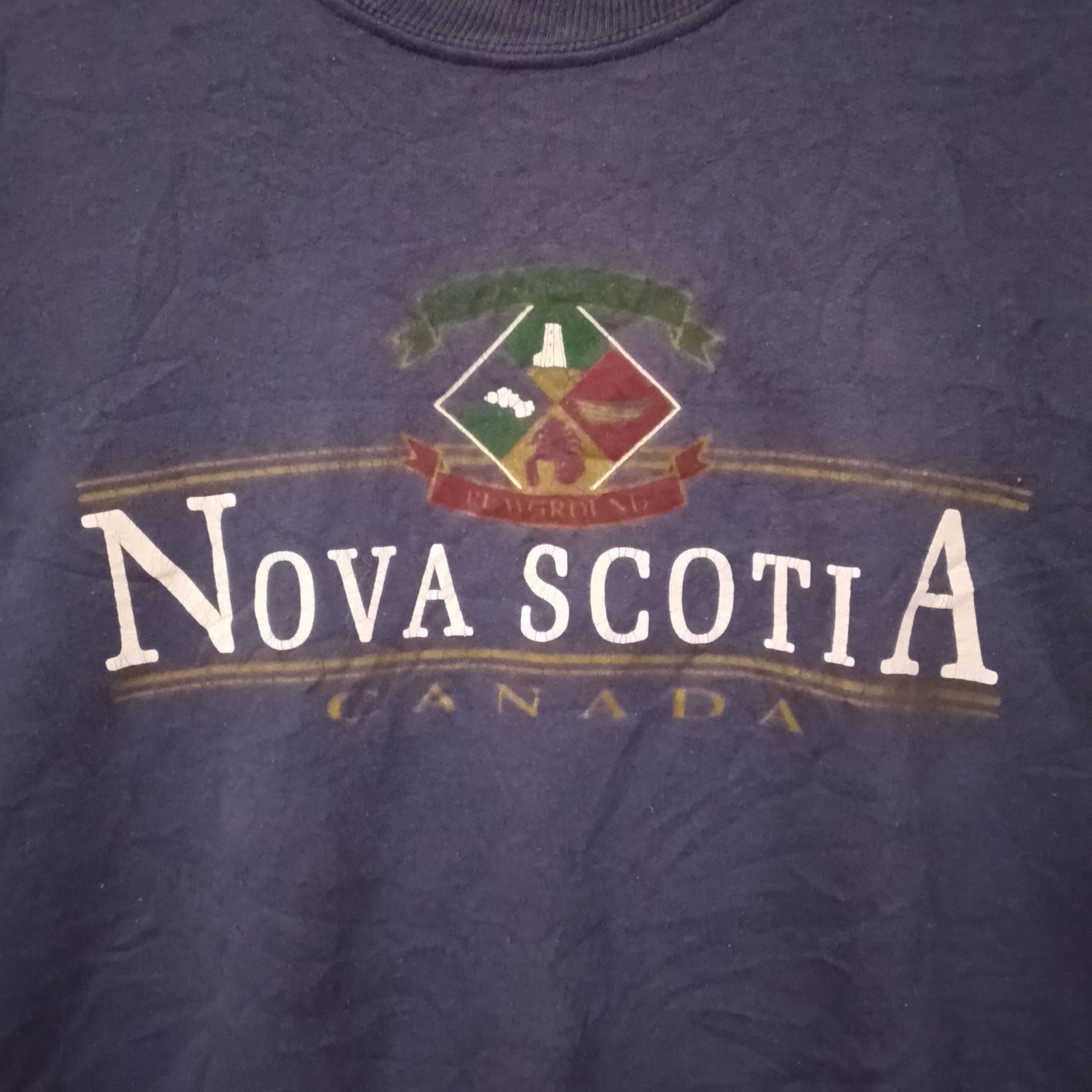 Vintage Vintage 90s Nova Scotia Canada Sweatshirt Size US L / EU 52-54 / 3 - 3 Thumbnail