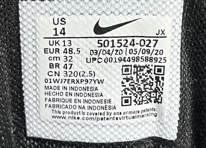Nike NIKE SHOX NZ EU BLACK SILVER GYM RED MENS SIZE 14 SNEAKERS Size US 14 / EU 47 - 8 Thumbnail