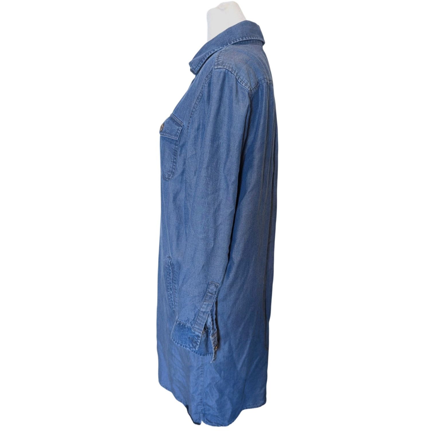 Gerard Darel Gerard Darel Paris Chambray Button Down Dress Size 40 Size M / US 6-8 / IT 42-44 - 3 Thumbnail