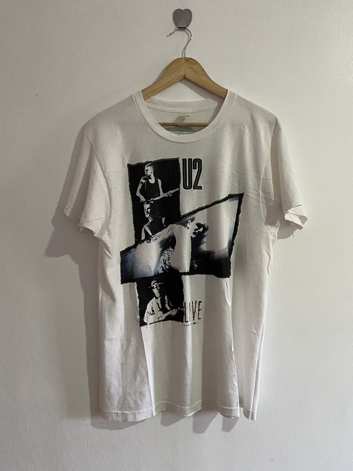 U2 1987 shirt vintage 80s band tee