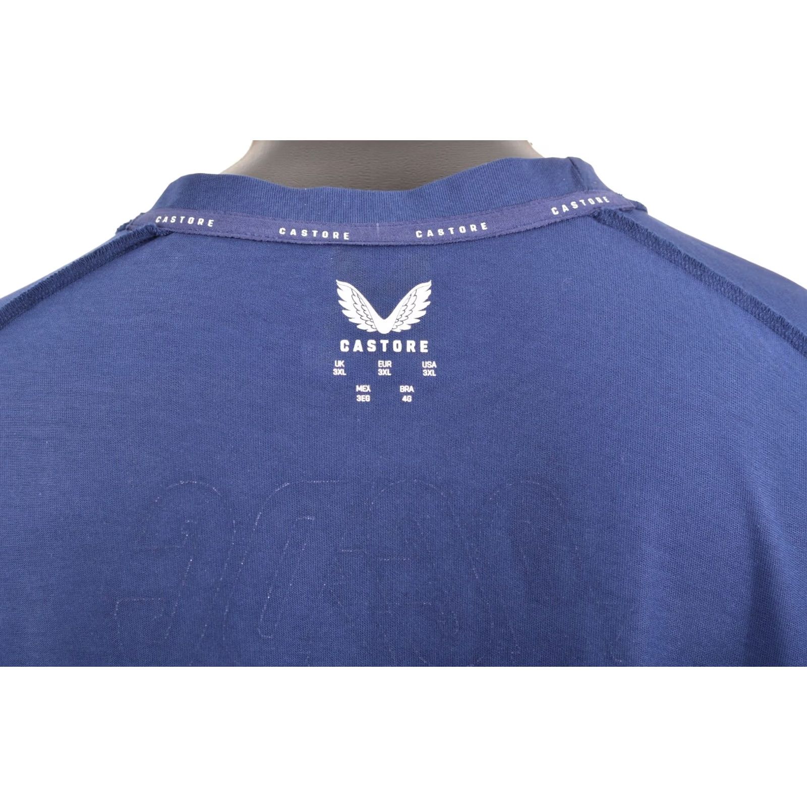 Castore Castore Glasgow Rangers AC/DC Cotton T-Shirt Tee 3XL Blue Mens Short Sleeve 100% Cotton Jersey Size US XXL / EU 58 / 5 - 6 Thumbnail