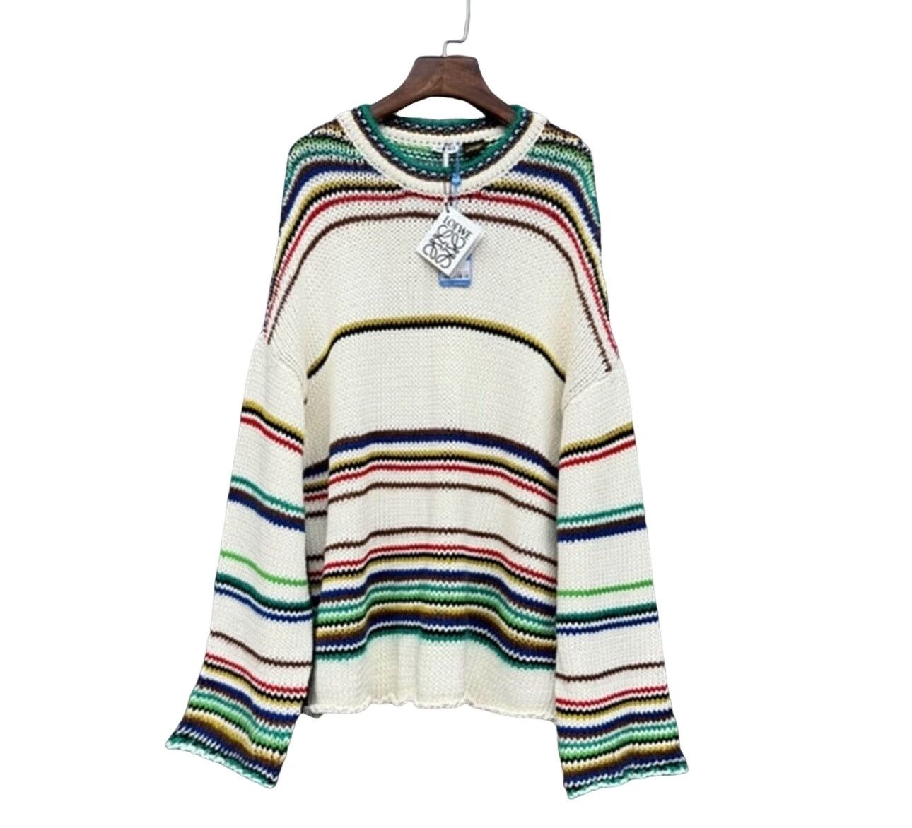 Loewe Loewe Striped Paula's Ibiza Knit Sweater S Size US S / EU 44-46 / 1 - 1 Thumbnail