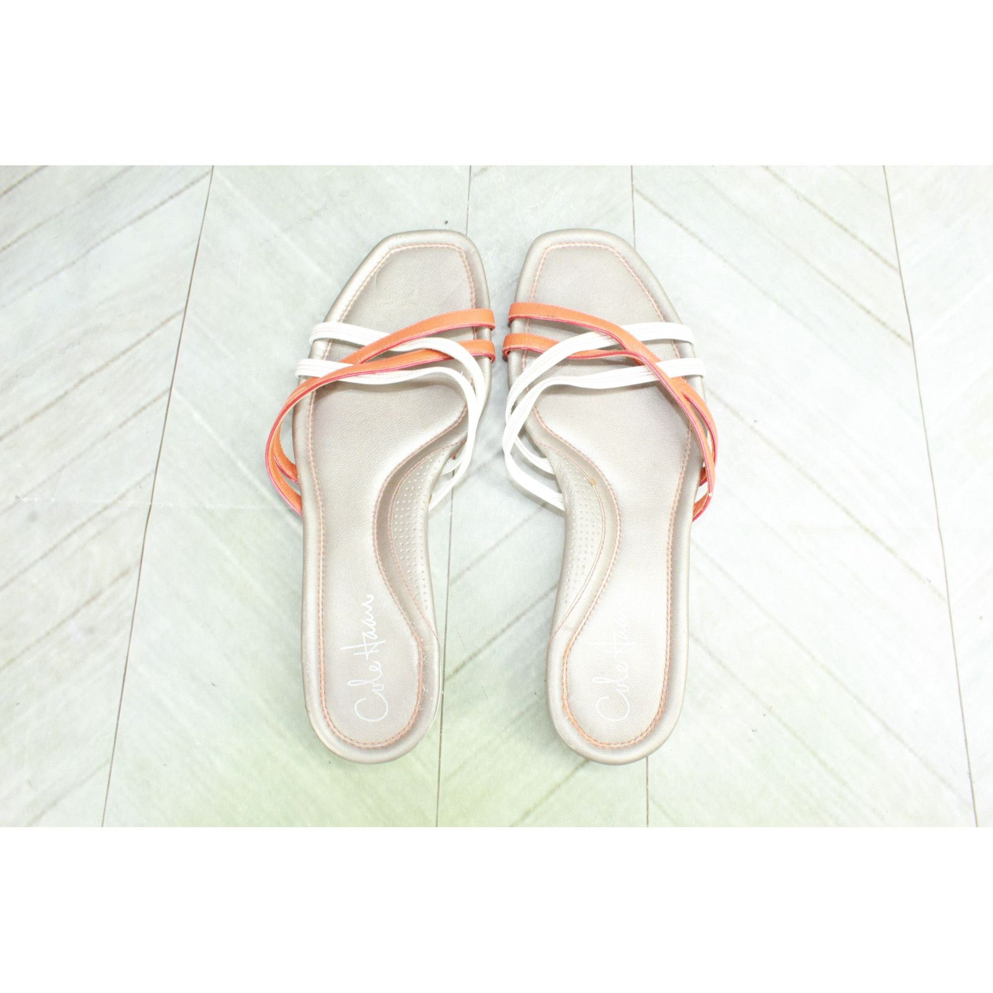 Cole Haan × Leather Cole Haan Women's Multicolor Leather Strappy Sandals Size US 8 / IT 38 - 8 Thumbnail