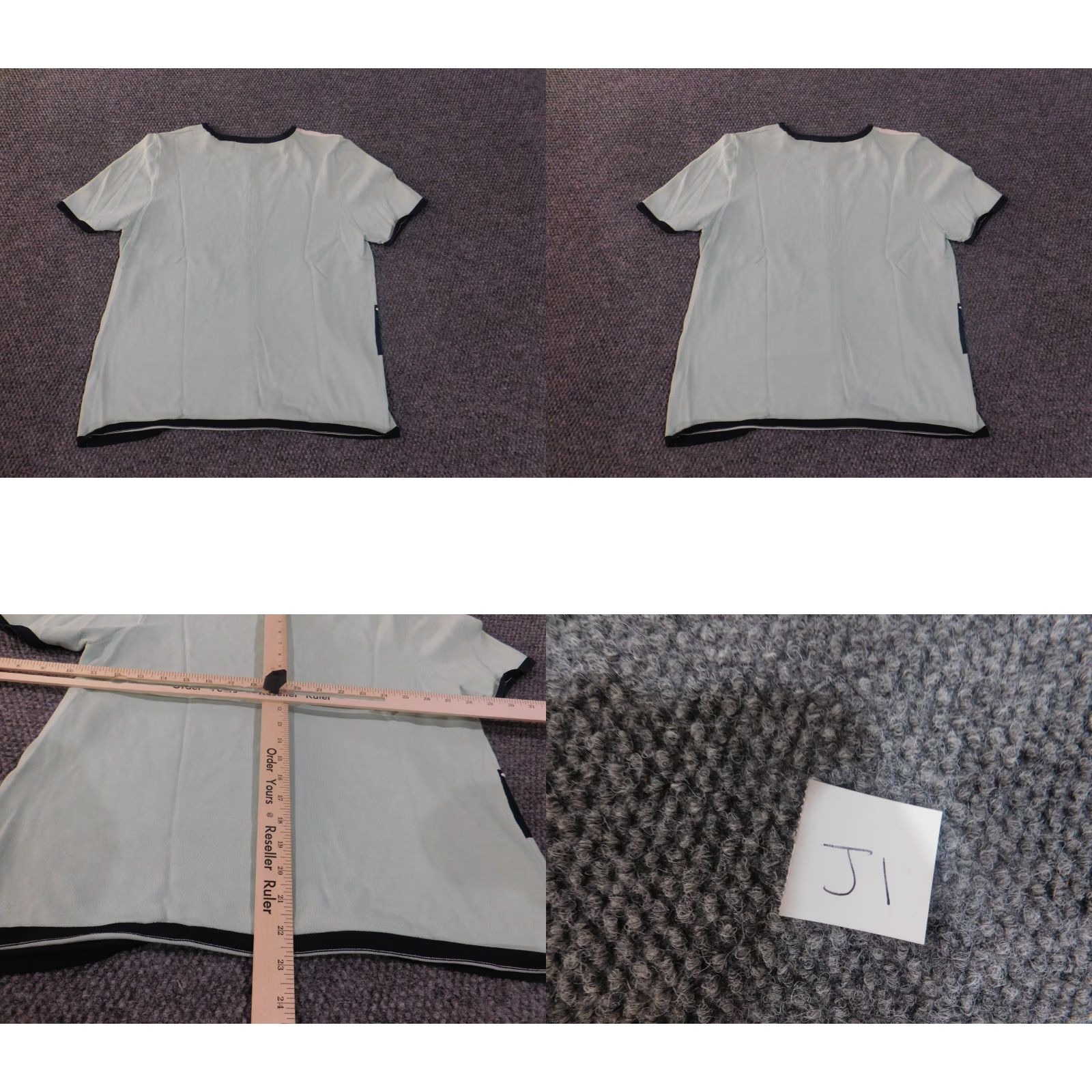 Vintage Alfred Dunner Blouse Shirt Womens Small Green Plaid Stretch Knit Nylon Rayon Crew Neck Short Sleeve Casual Basic Vintage No Size S / US 4 / IT 40 - 8 Thumbnail