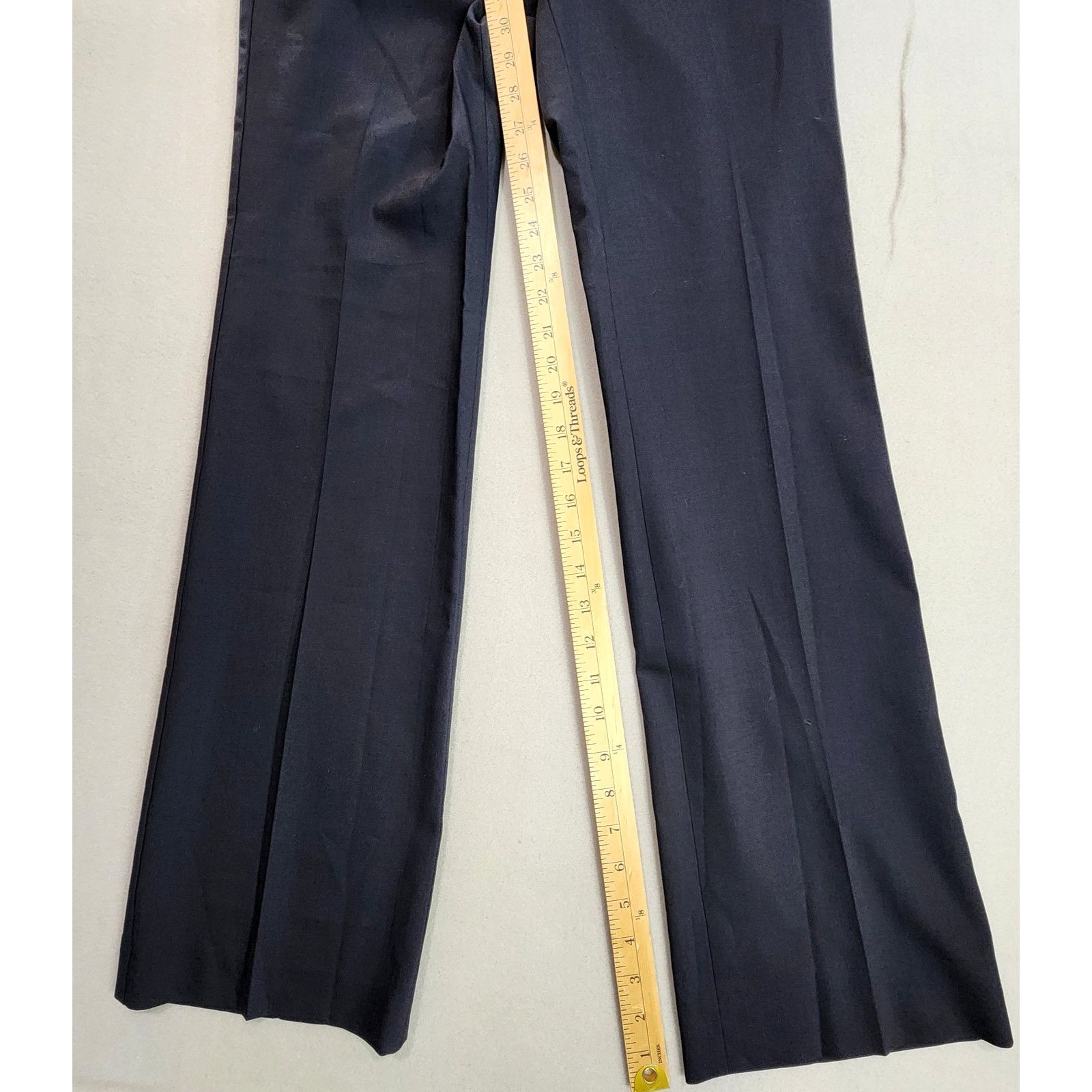 Ann Taylor Ann Taylor Devin Fit Pants Women Size 2 Black Straight Leg Size 26" / US 2 / IT 38 - 3 Thumbnail