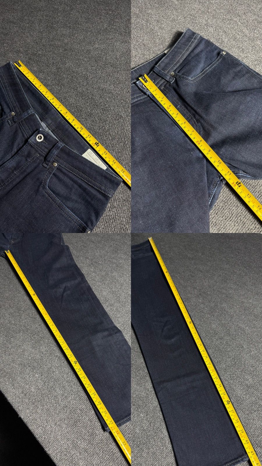 Diesel Luxury Diesel Italy Buster Dark Wash Slim Tapered Jeans W30 Size US 30 / EU 46 - 19 Thumbnail