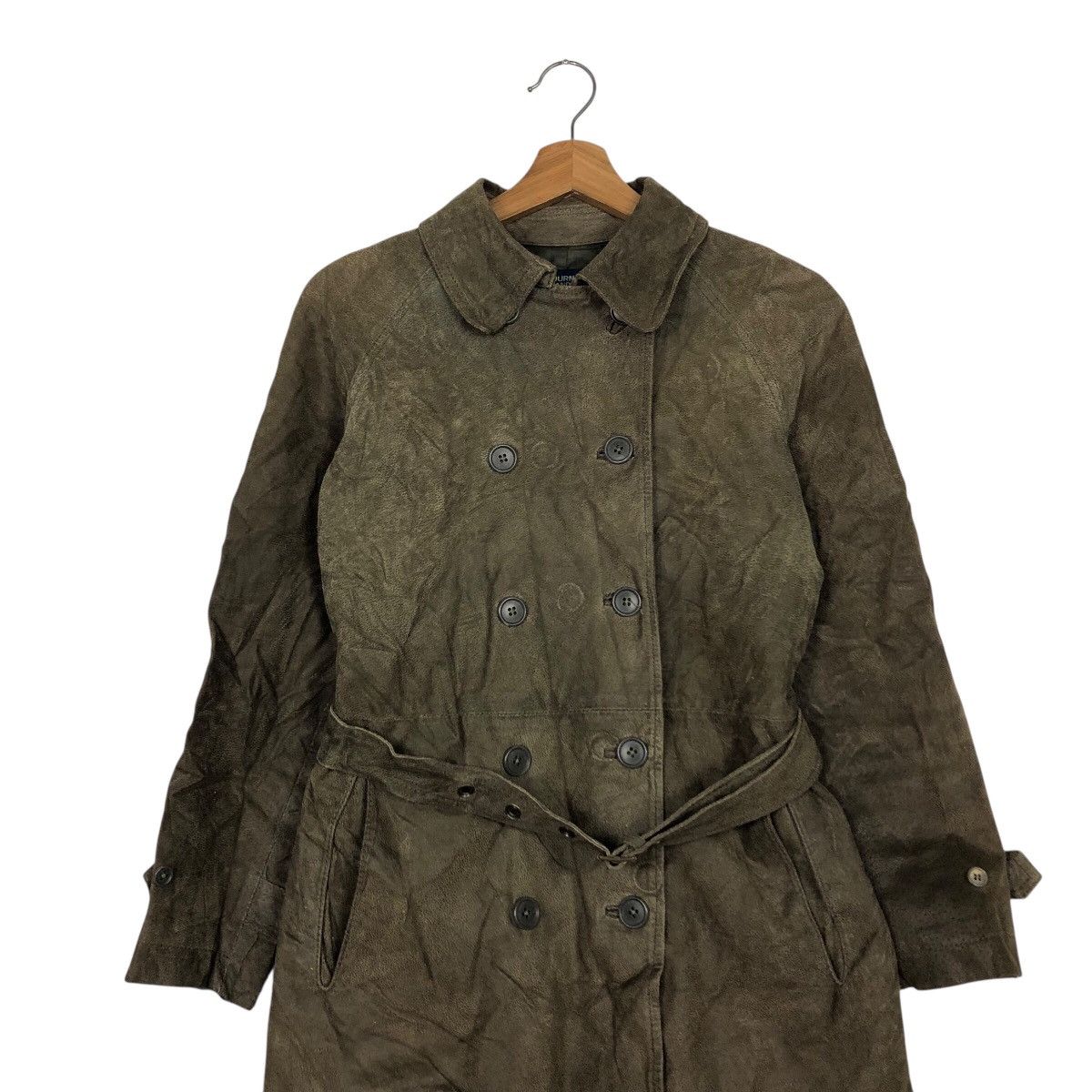 Japanese Brand 📌Vintage Leather Long Jacket Journal Standard Issey Miyake Size US M / EU 48-50 / 2 - 5 Thumbnail