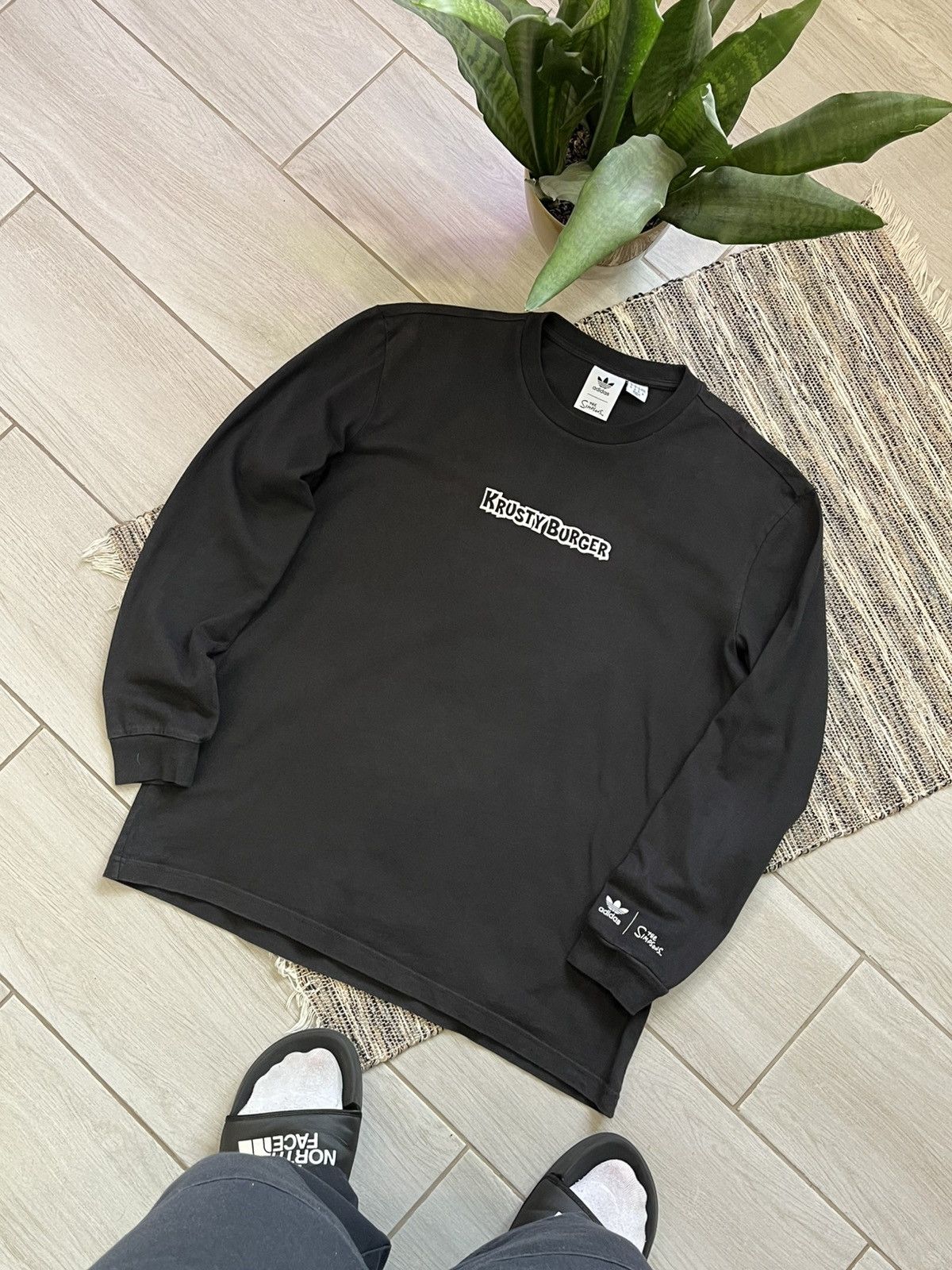 Adidas × The Simpsons Adidas The Simpsons Krusty Burger Long Sleeve Tee sk8 Size US M / EU 48-50 / 2 - 2 Thumbnail