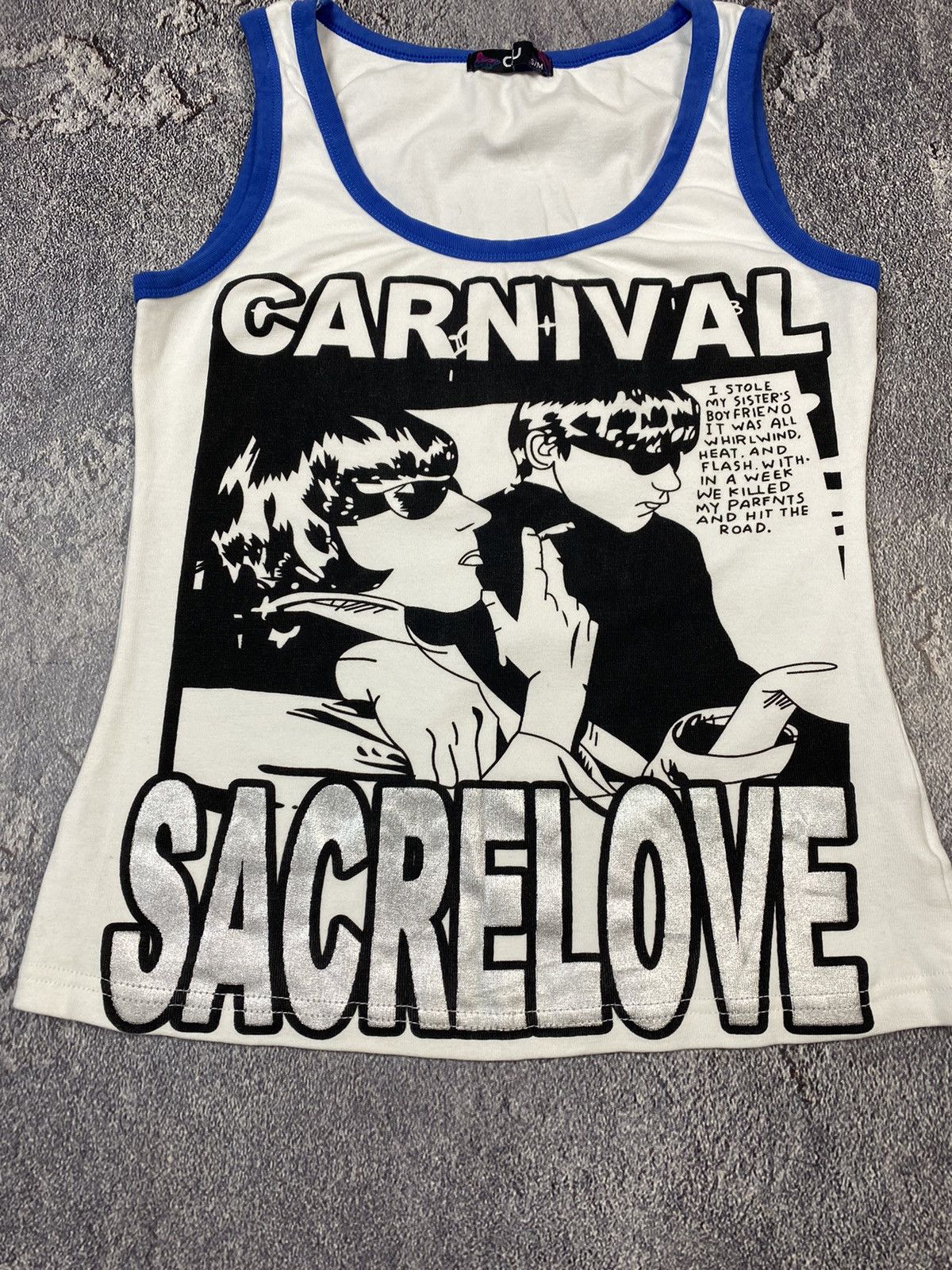 Band Tees Y2K Sonic Youth Style Rock Woman Tank Top VTG Size M / US 6-8 / IT 42-44 - 3 Thumbnail