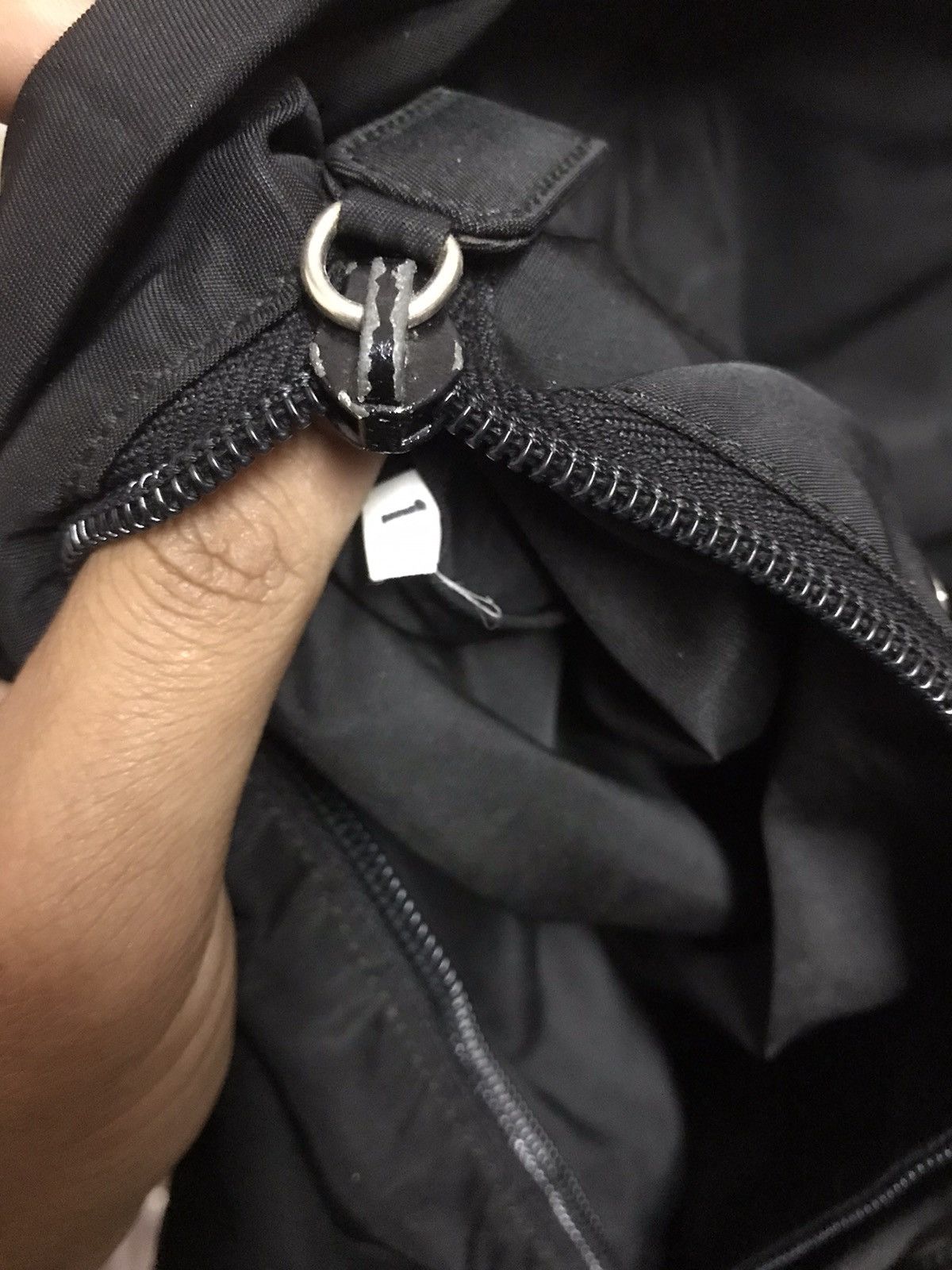 Prada × Vintage Authentic Prada Black Tote Bag Size ONE SIZE - 6 Thumbnail