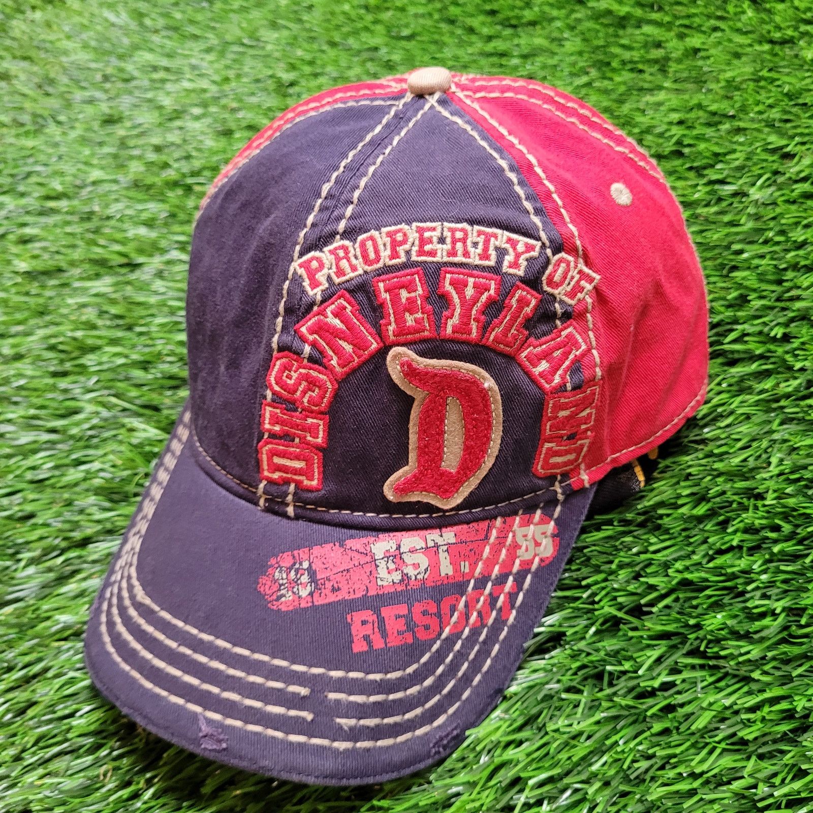 Disney Y2K Disneyland Distressed Collegiate Strapback Women Hat Cap Size ONE SIZE - 1 Thumbnail