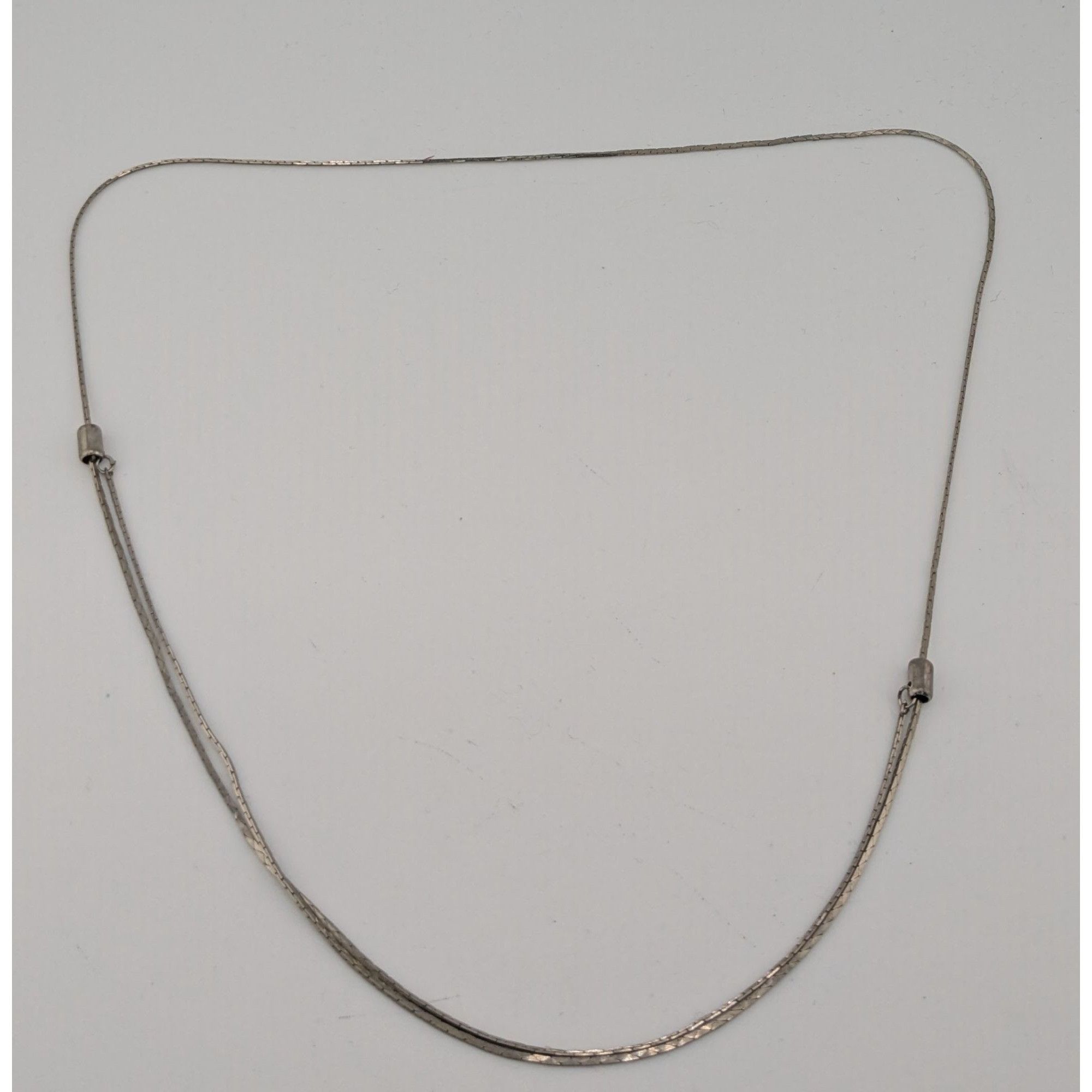 Other Vintage Adjustable 20" Silver-Tone Chain Necklace Size ONE SIZE - 6 Thumbnail
