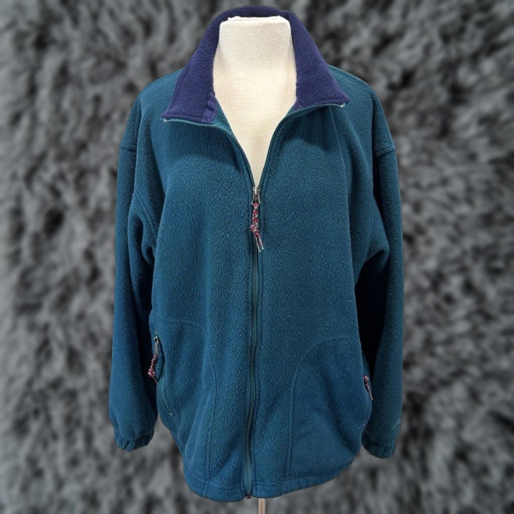 Eastern Mountain Sports Vintage Yes EASTERN MOUNTAIN SPORTS Plates Fleece Jacket Sz X-Large Women Made USA Vtg EMS USA Size XL / US 12-14 / IT 48-50 - 1 Thumbnail
