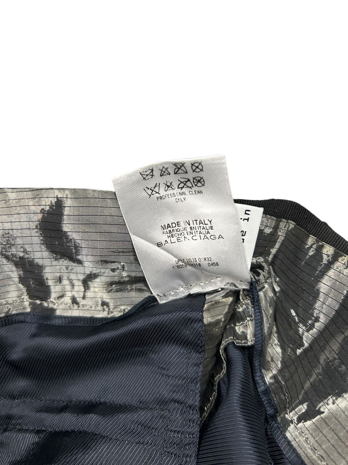 Balenciaga S/S 07 Nicolas Ghesquière Metallic Trousers Size 26" / US 2 / IT 38 - 10 Thumbnail