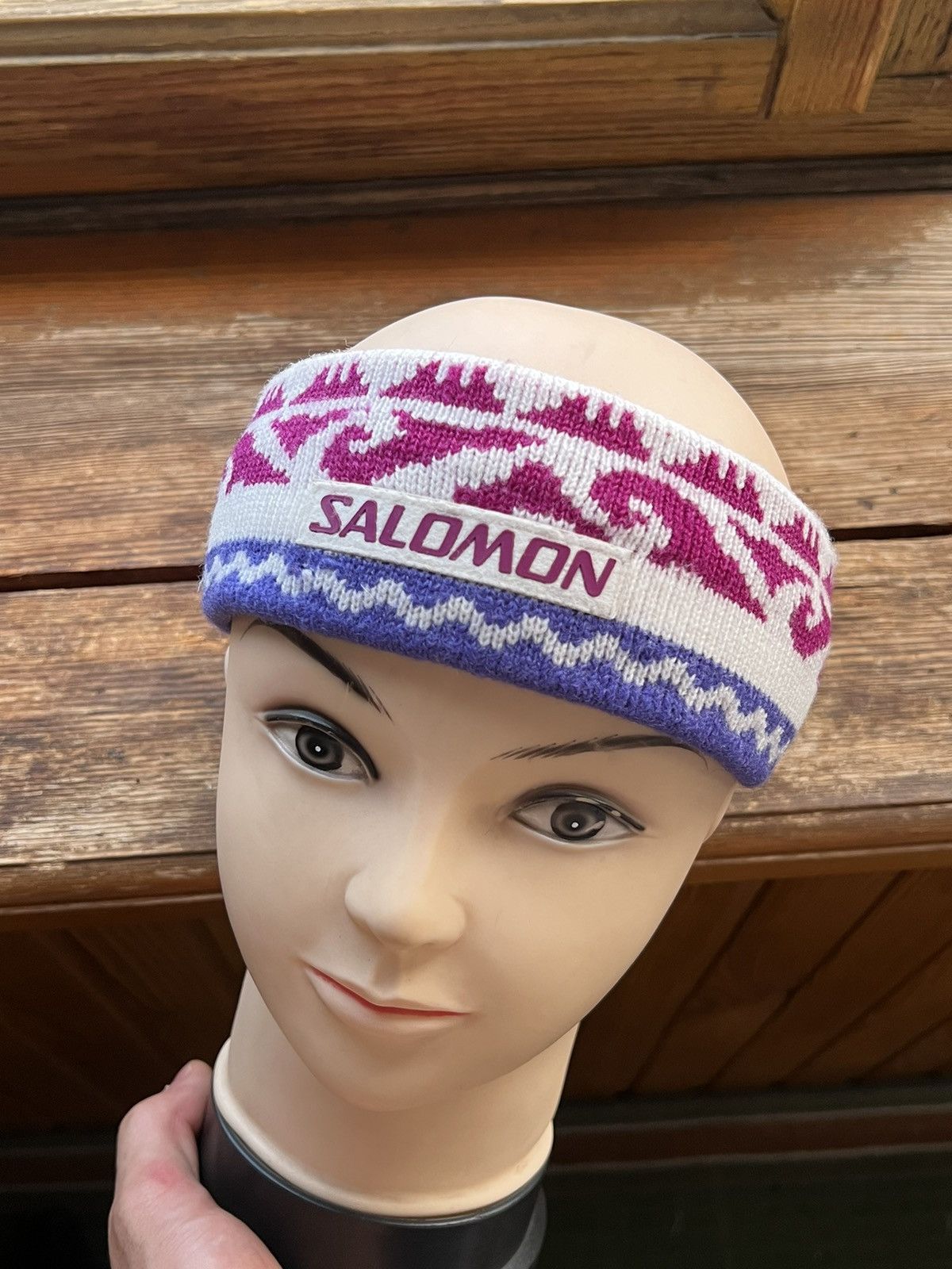 Salomon × Vintage Vintage Salomon Logo Headband Y2K Gorpcore Style Size ONE SIZE - 9 Thumbnail