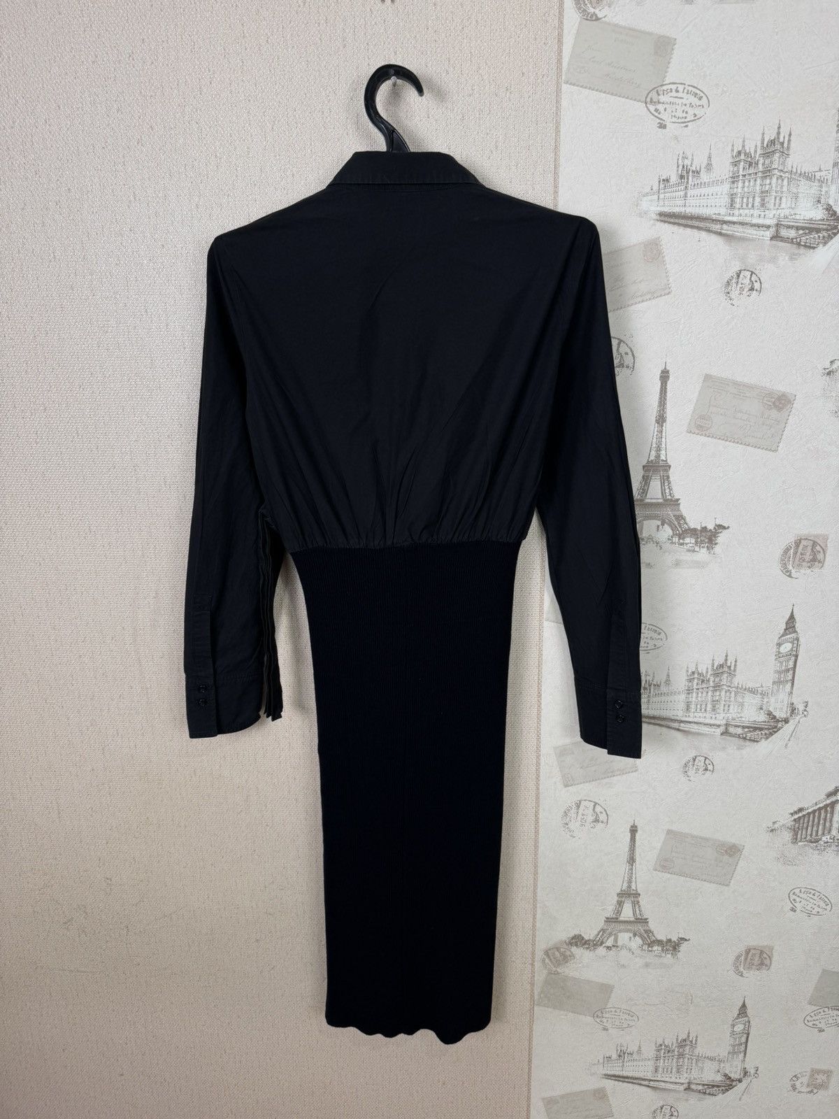 Pinko Pinko Black Dress Shirt Skirt Luxury Size M / US 6-8 / IT 42-44 - 2 Thumbnail