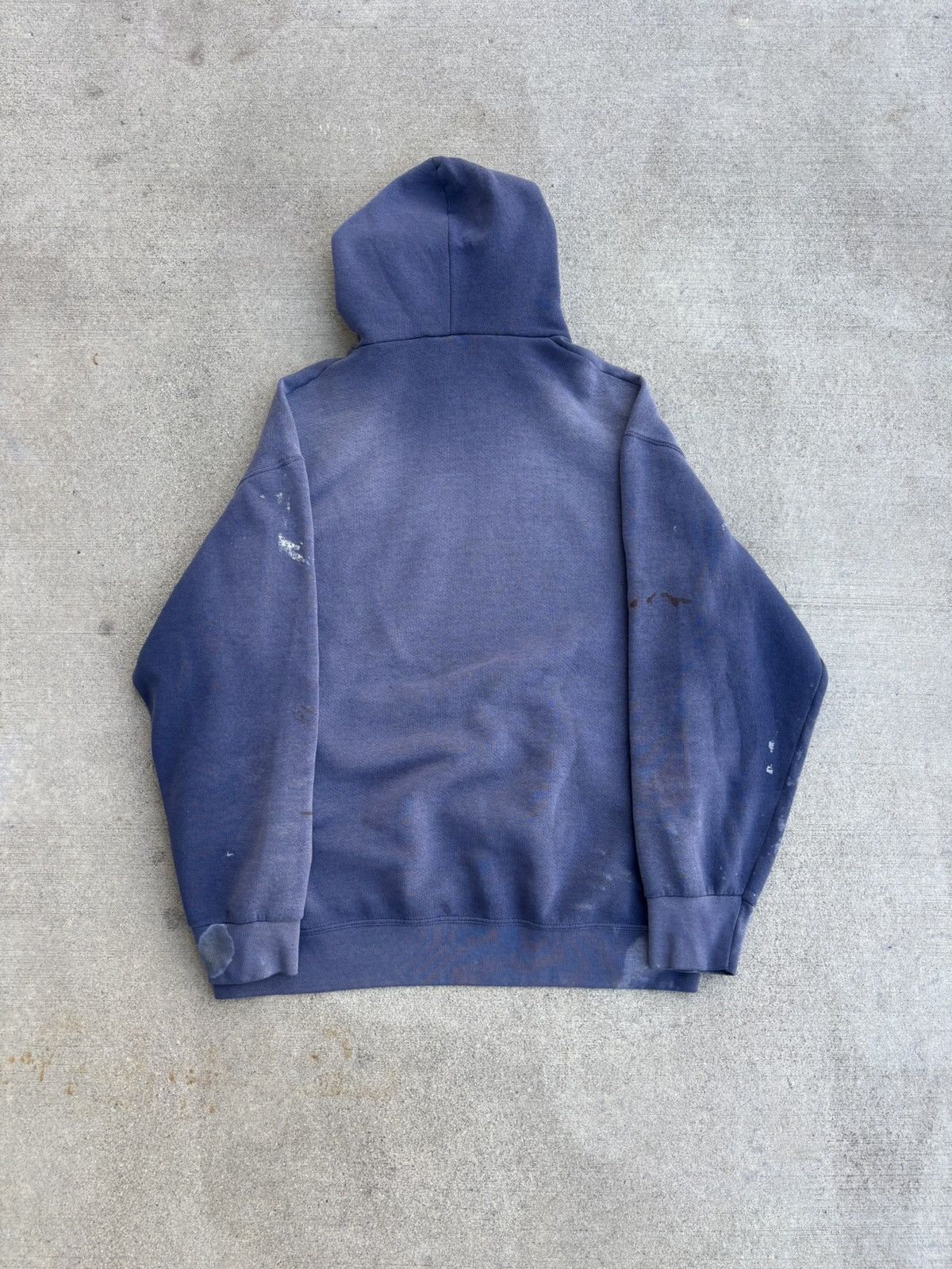Vintage Vintage 90s Faded Blue Hoodie Size US L / EU 52-54 / 3 - 2 Thumbnail