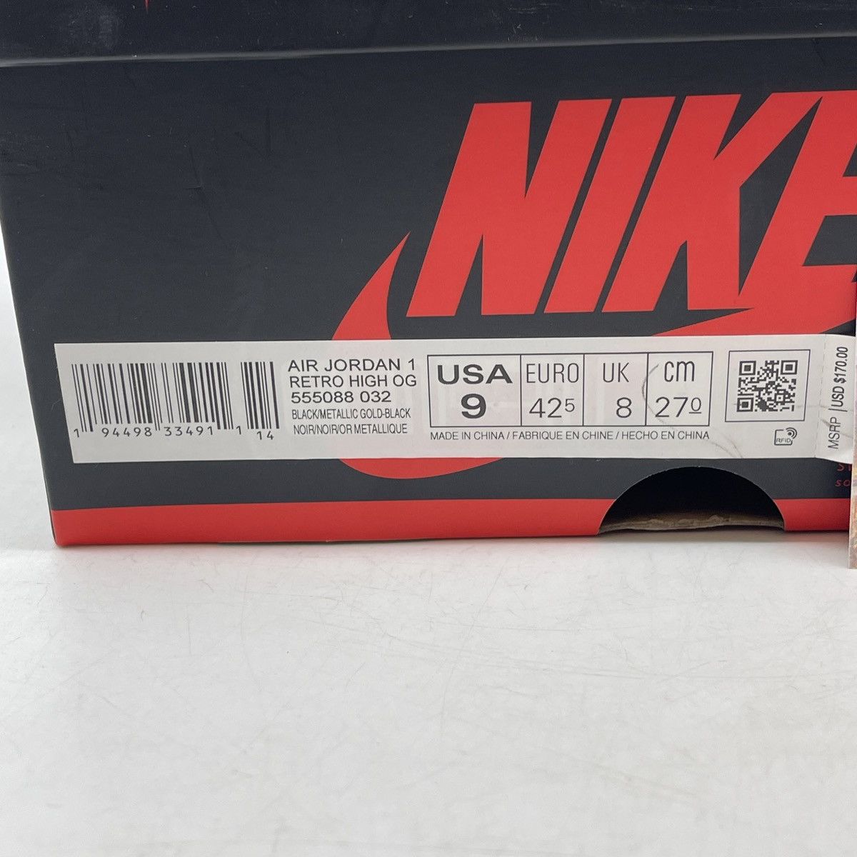 Jordan Brand Air Jordan 1 high metallic gold Size US 9 / EU 42 - 9 Thumbnail