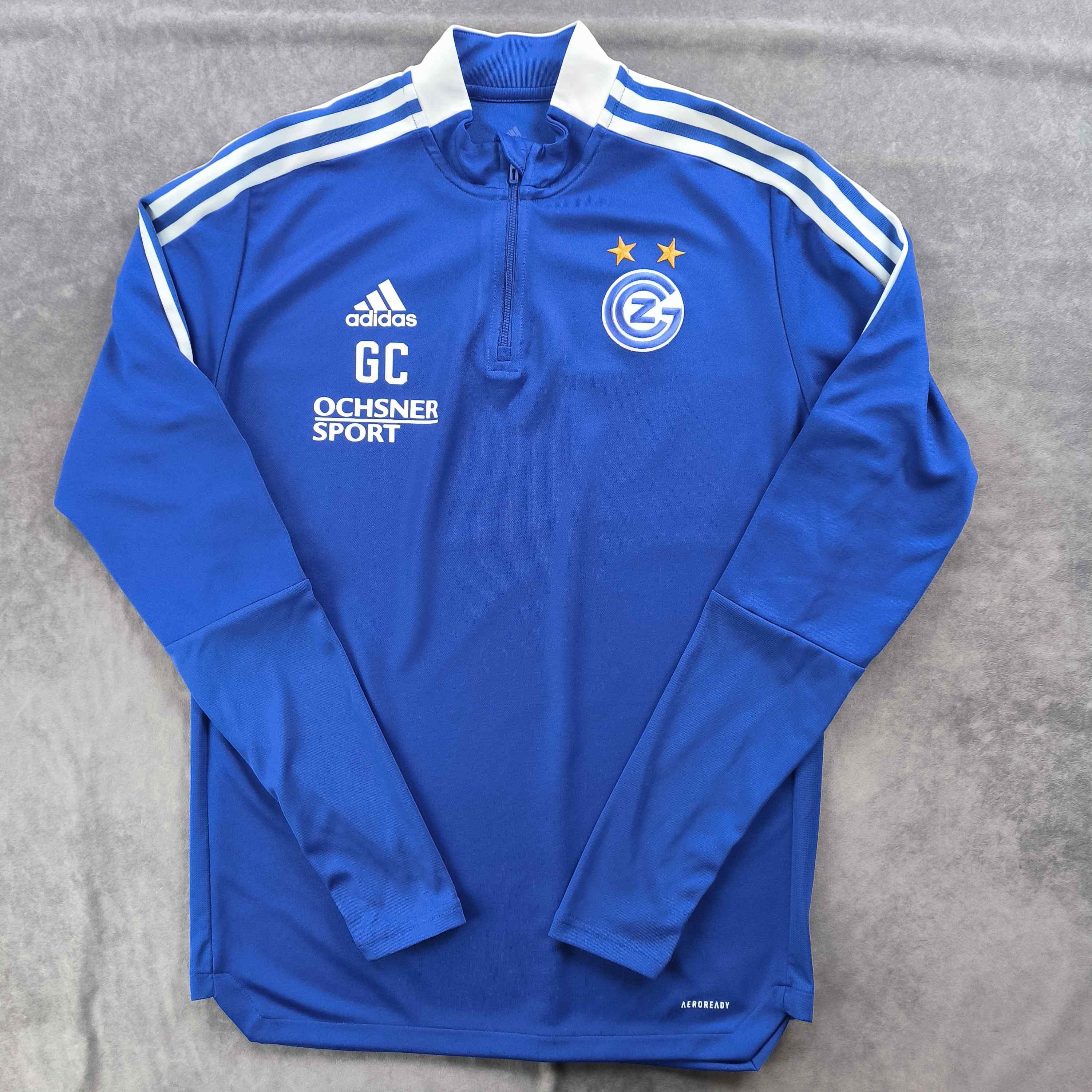 Adidas Grasshoppers Zürich 2022-23 Adidas football training top M Size US M / EU 48-50 / 2 - 1 Thumbnail