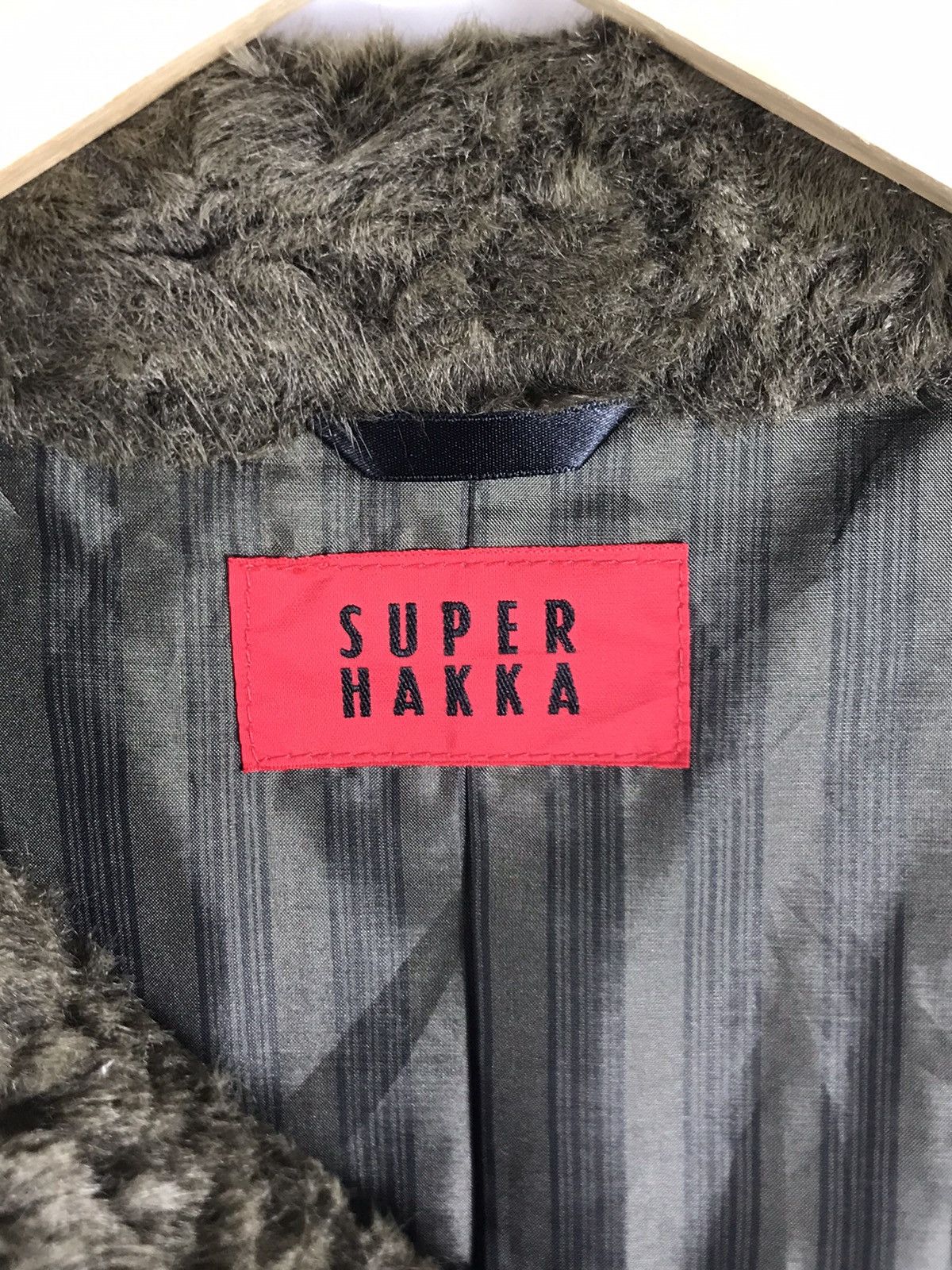 Japanese Brand × Vintage ⚡️Vintage Super Hakka Wool Button Long Jacket Size M / US 6-8 / IT 42-44 - 9 Thumbnail