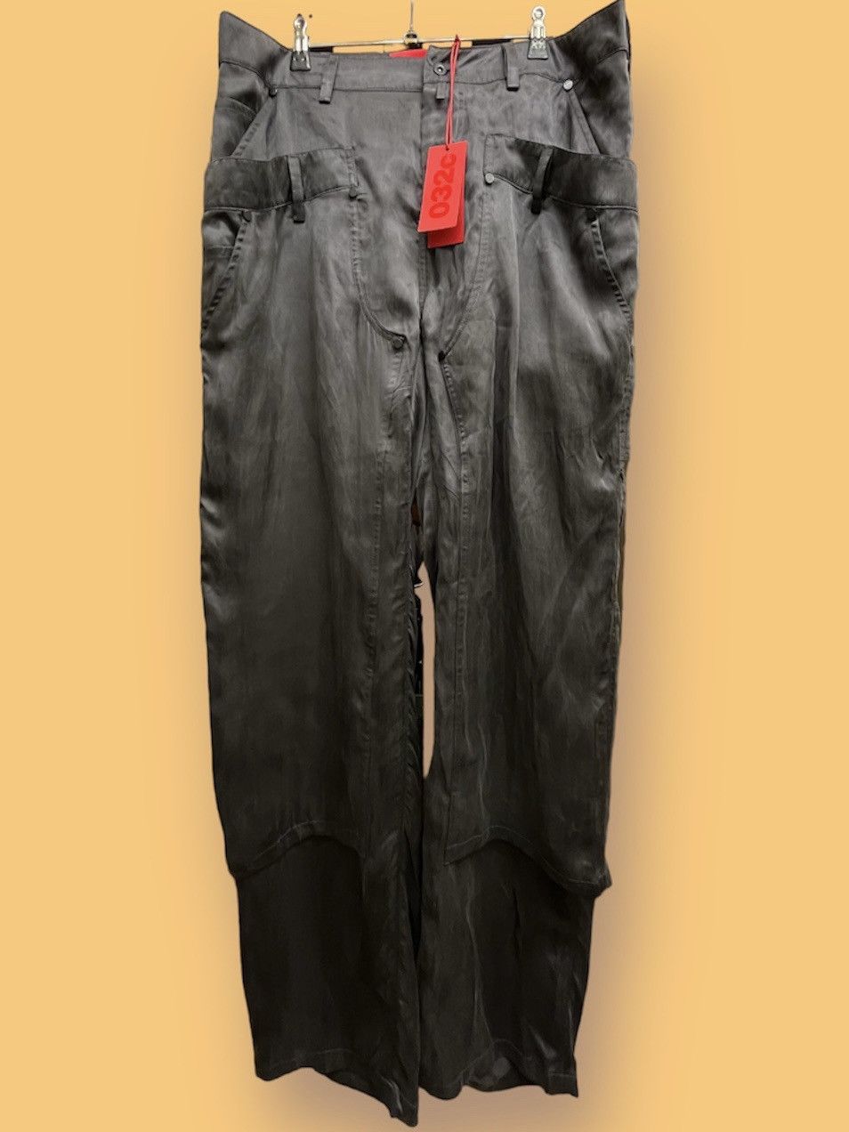032c Berlin - Double Shift' Utility Trouser „Plum“-Size 40/L