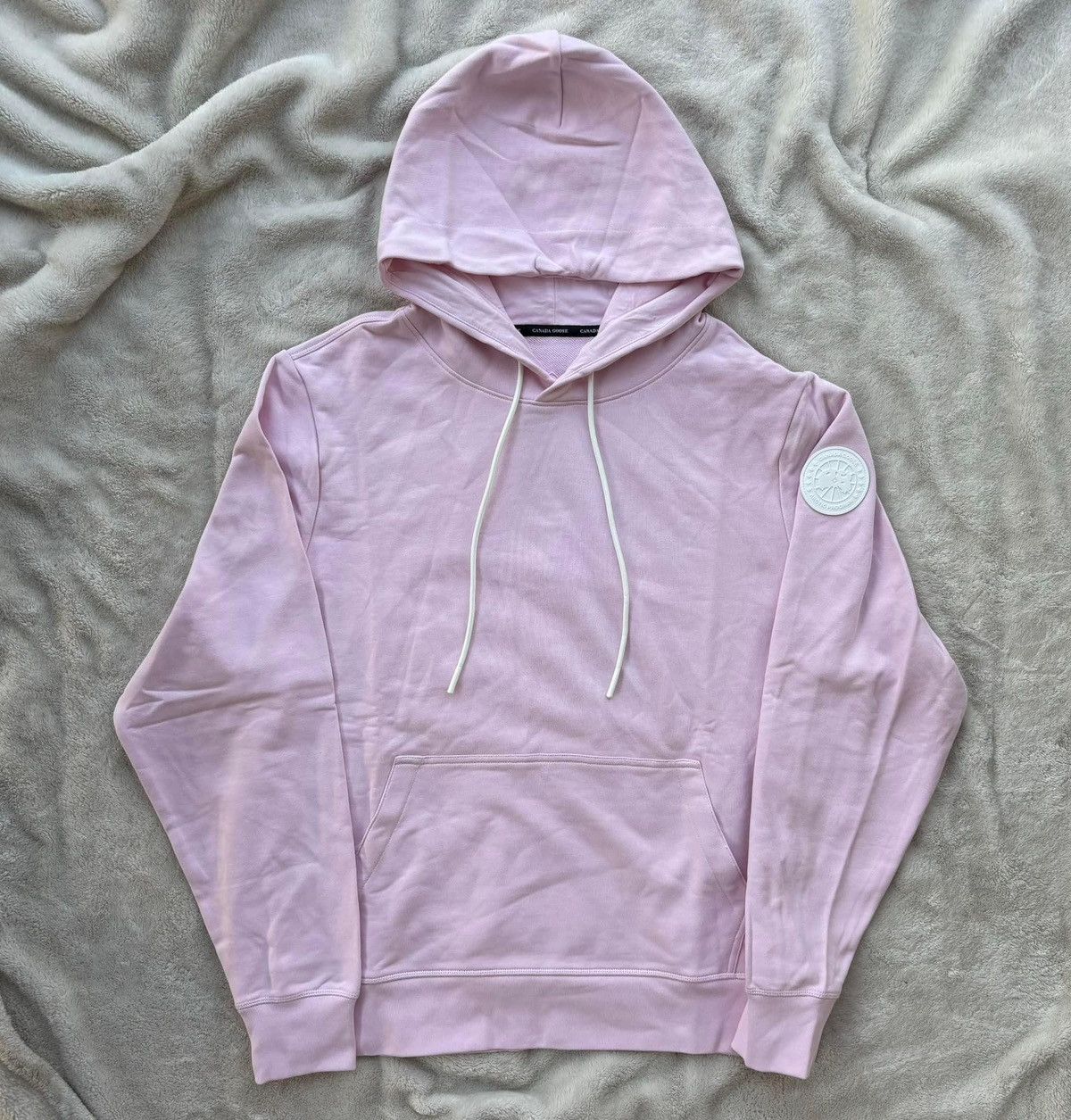 image of Canada Goose Huron Sunset Pink Hoodie, Men's (Size XL)