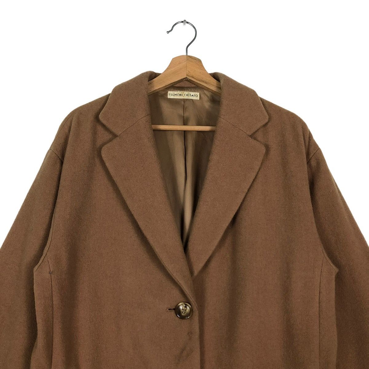 Issey Miyake 🔥Rich Brown - Long Fly Coats Double Breast Wool Avant Garde Size US M / EU 48-50 / 2 - 3 Thumbnail