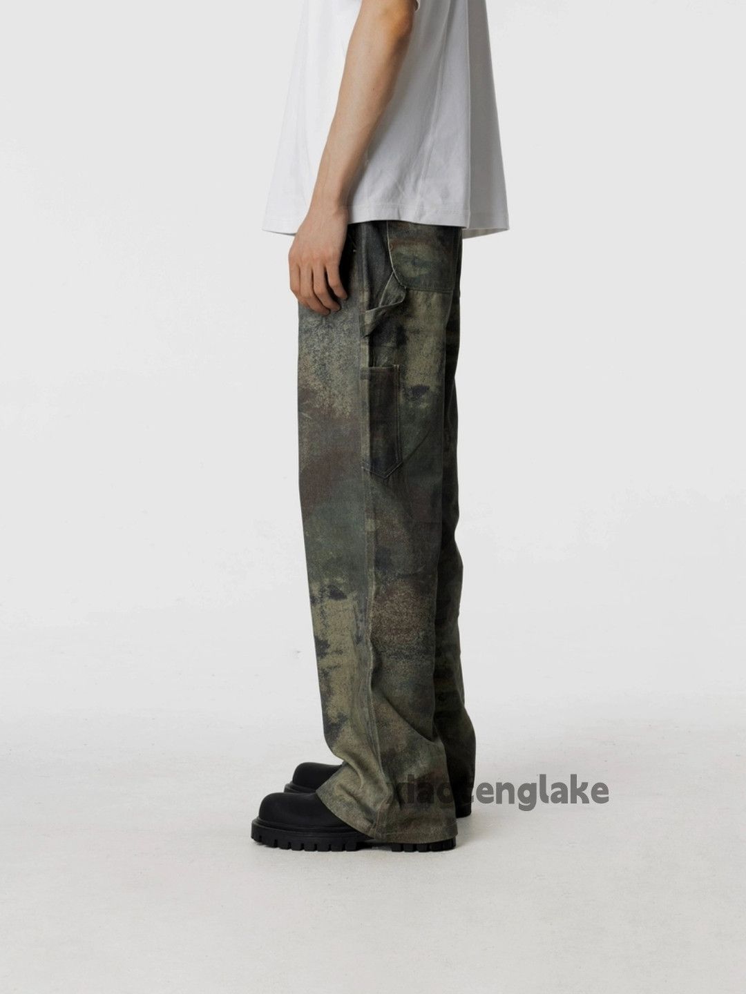 Designer × Japanese Brand × Vintage utility military outdoor carpenter flared pattern pants Size US 30 / EU 46 - 5 Thumbnail