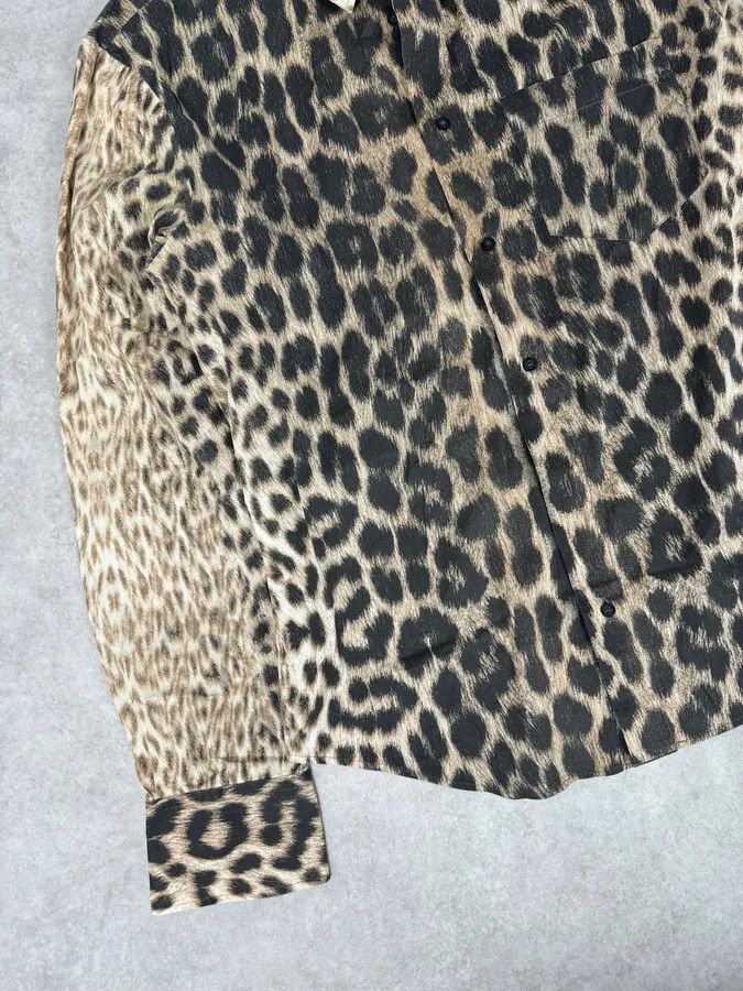 Just Cavalli 2000s Cavalli Leopard Black Shirt Size US M / EU 48-50 / 2 - 8 Thumbnail