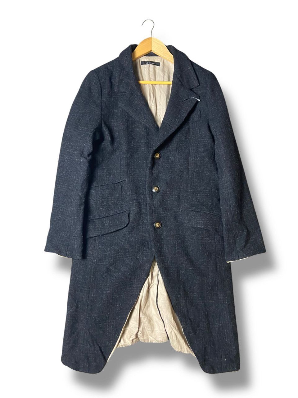 Japanese Brand × Johnbull × Vintage Johnbull Japanese Brand Fish-tailed Long Coat (128) Size US XXS / EU 40 - 1 Thumbnail