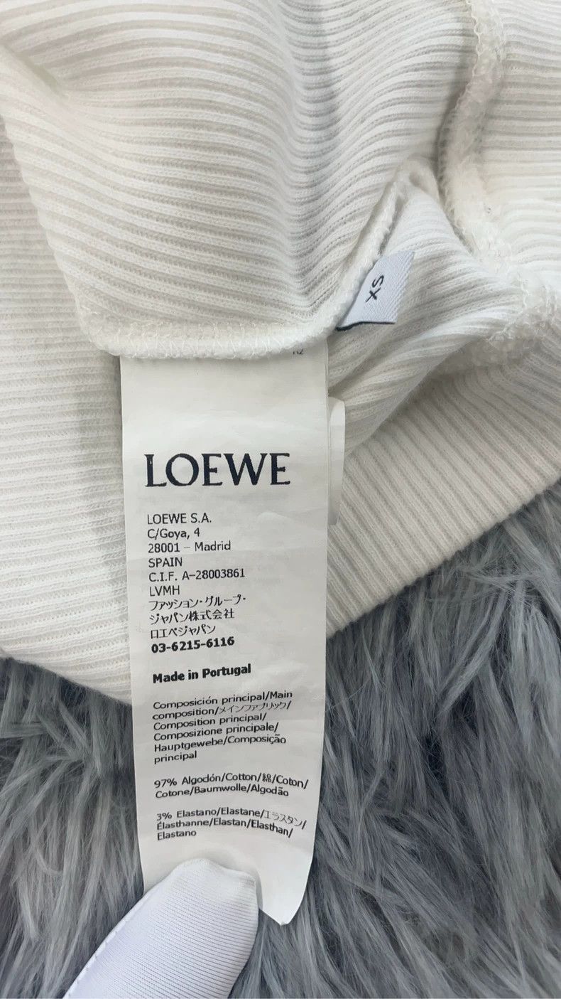 LOEWE White embroidered logo vest